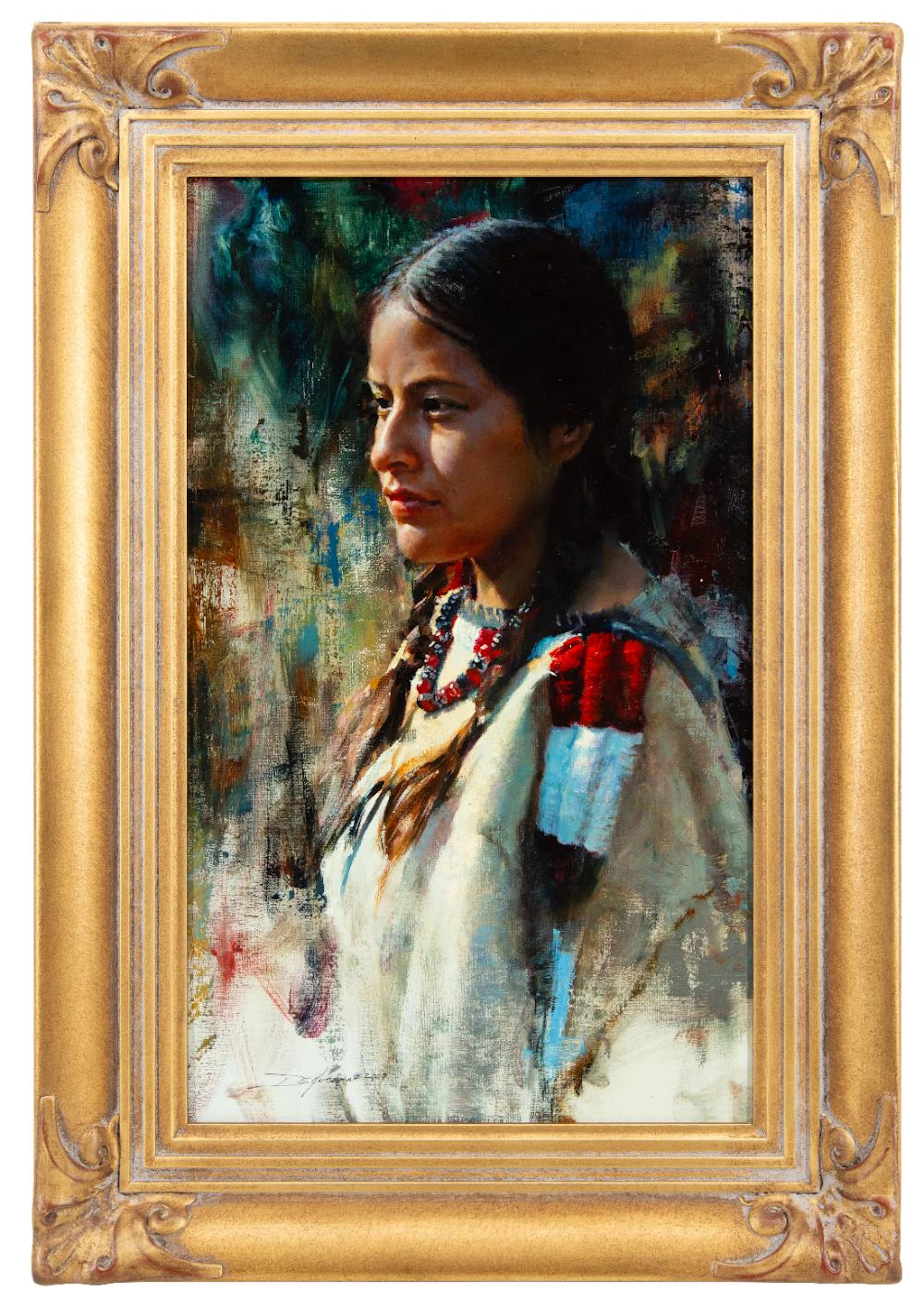 DAVID EDWARD KUCERA "TRIED AND TRUE" OIL ON BOARD