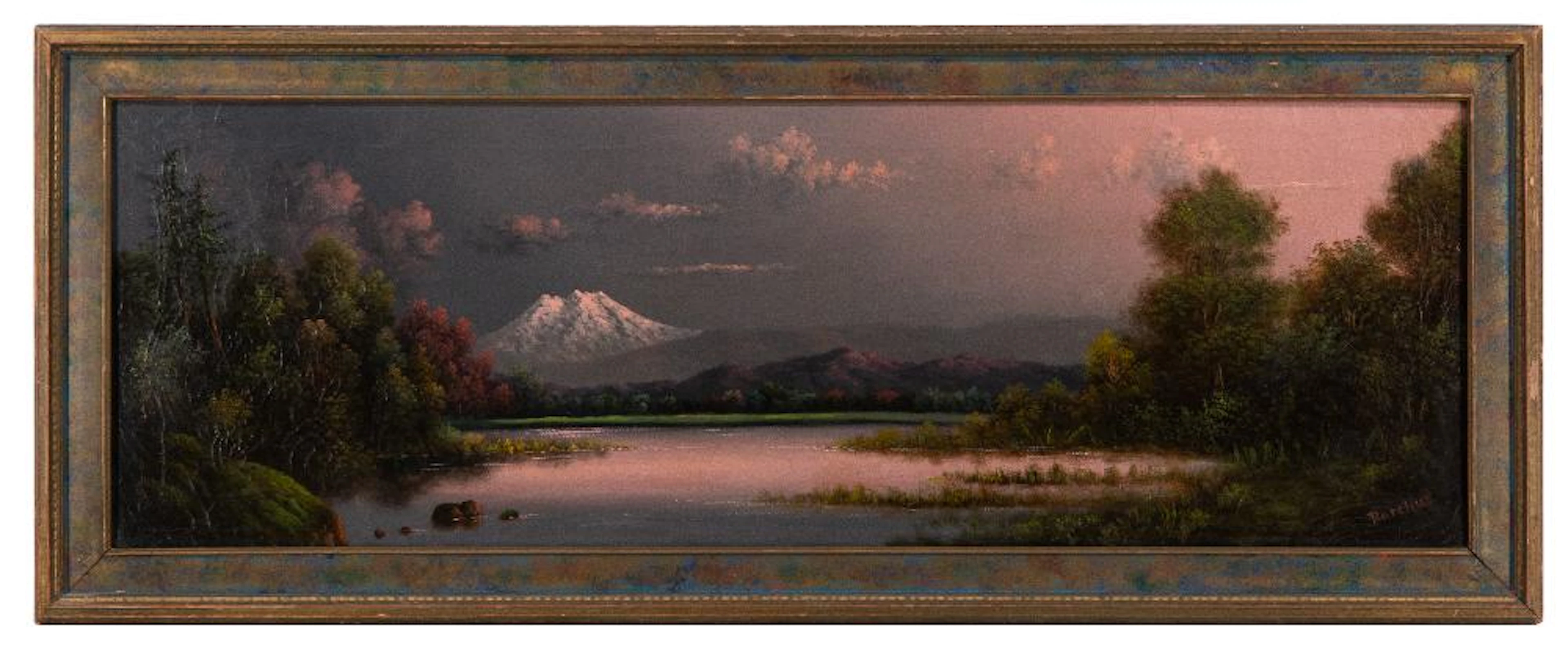 ELIZA BARCHUS "MT. SHASTA" OIL ON CANVAS