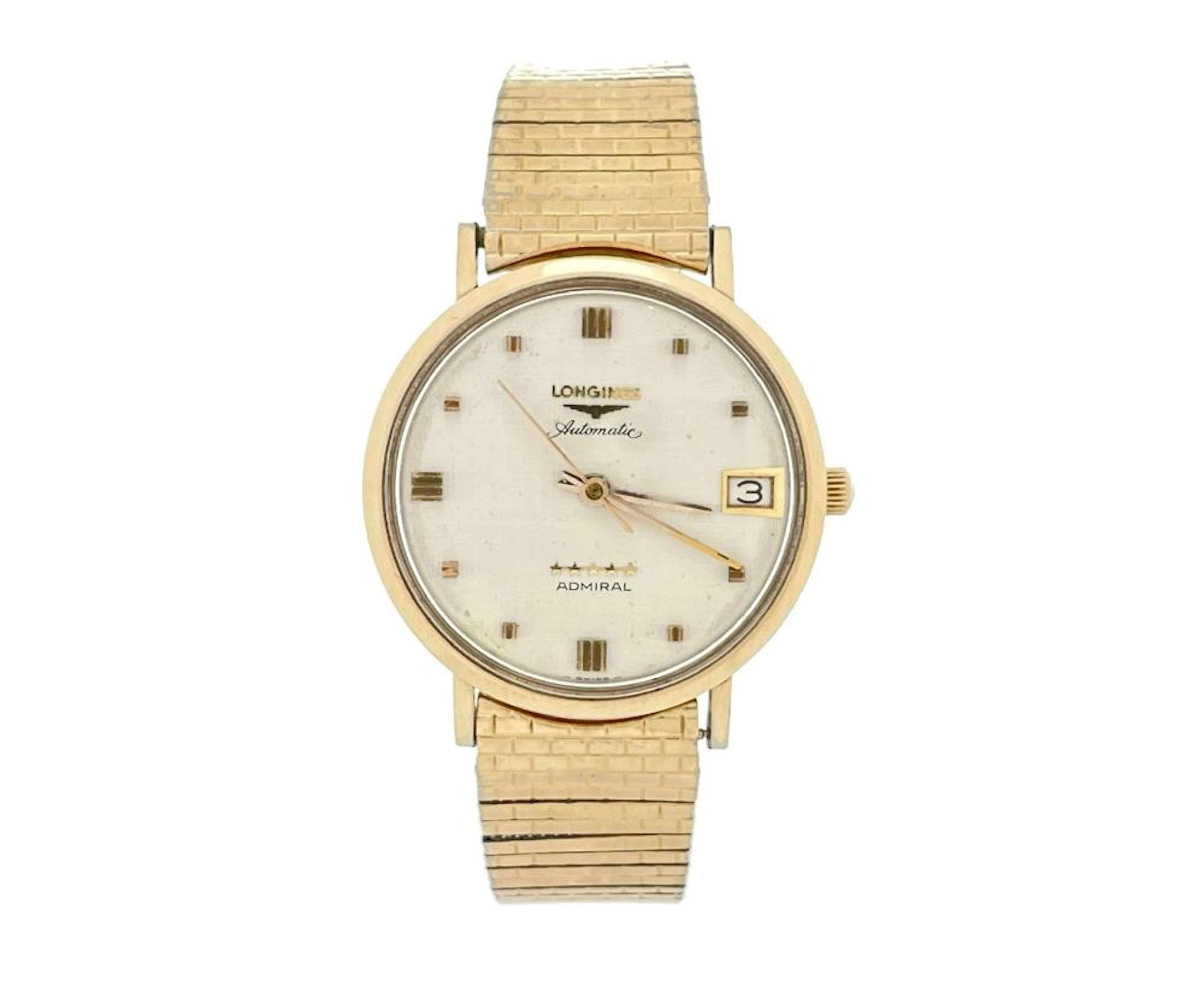 LONGINES ADMIRAL 10K GOLD FILLED AUTOMATIC WATCH