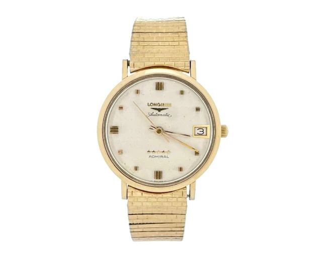 LONGINES ADMIRAL 10K GOLD FILLED AUTOMATIC WATCH