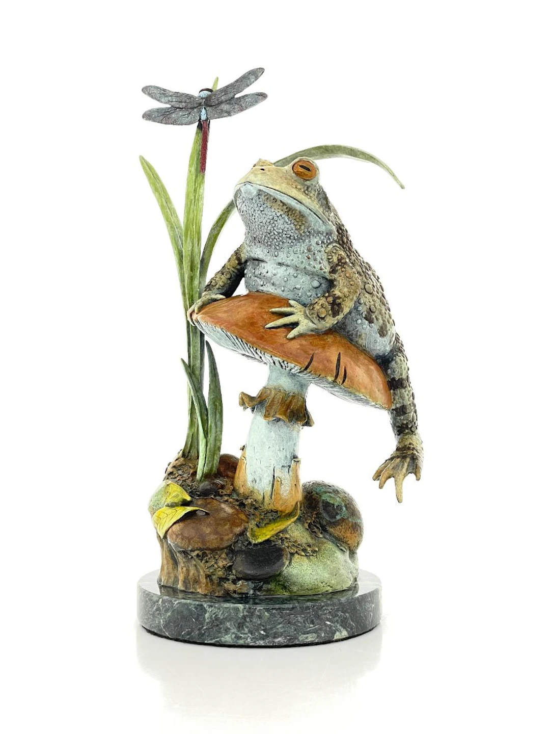 KIM KORI "TOADSTOOL" BRONZE SCULPTURE