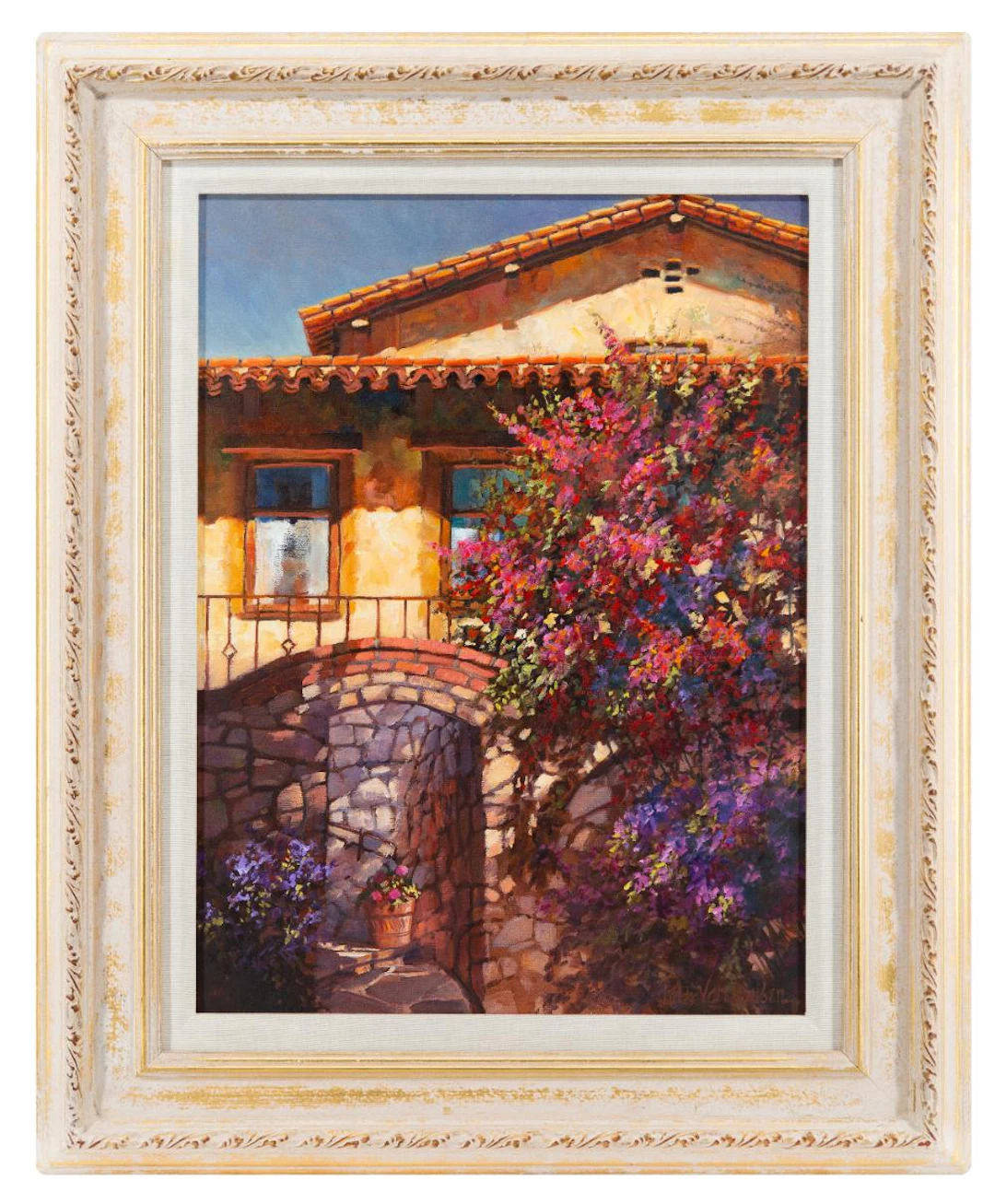 PETER VAN DUSEN "LATE AFTERNOON GLOW" OIL ON CANVAS