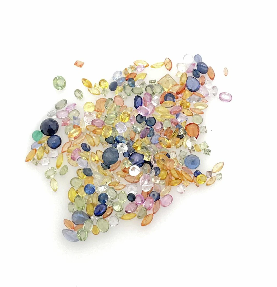 20.00CTTW MULTICOLOR SAPPHIRE GEMSTONES