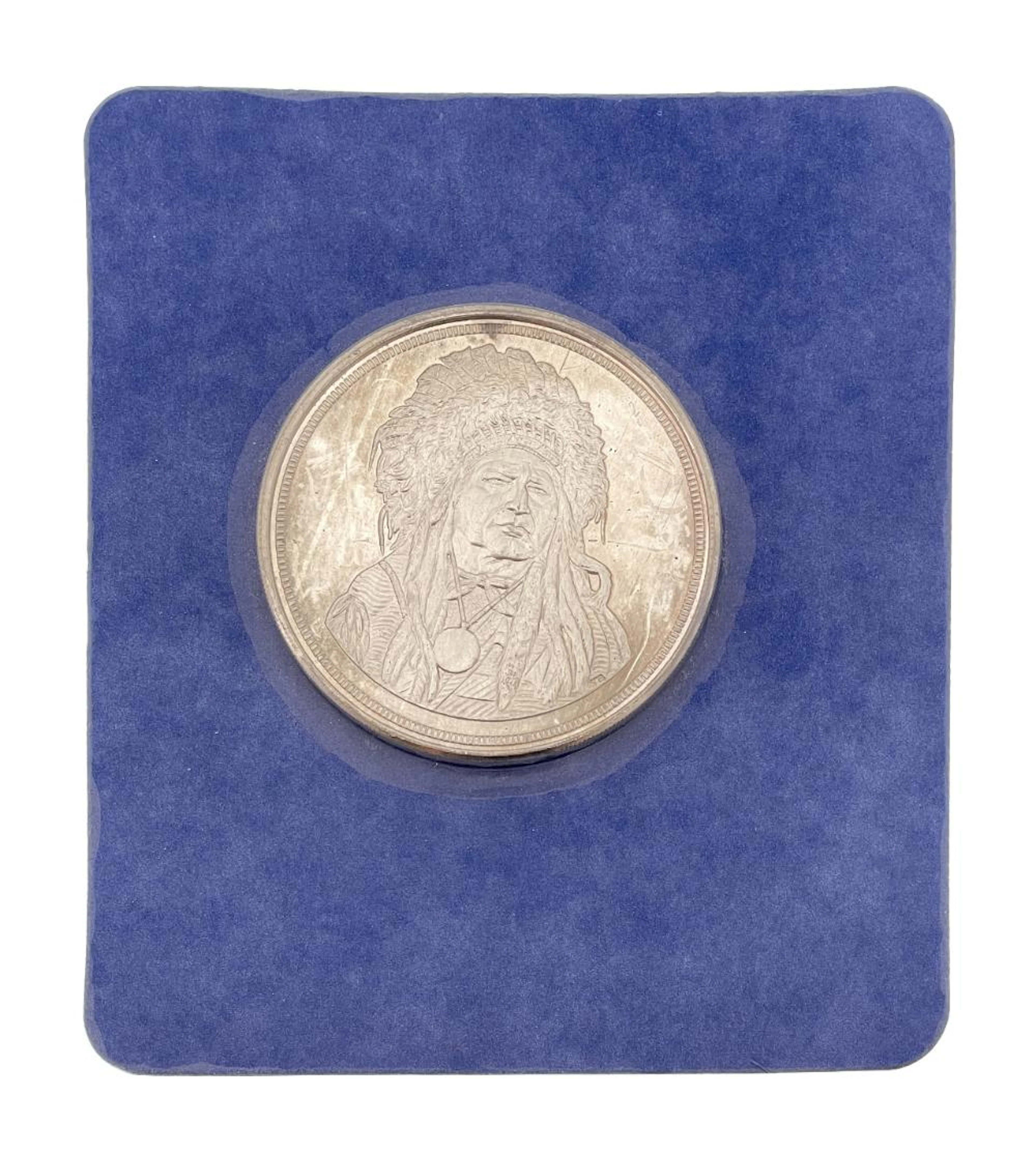 5 TROY .999 FINE SILVER CHIEF ROUND ASSAY
