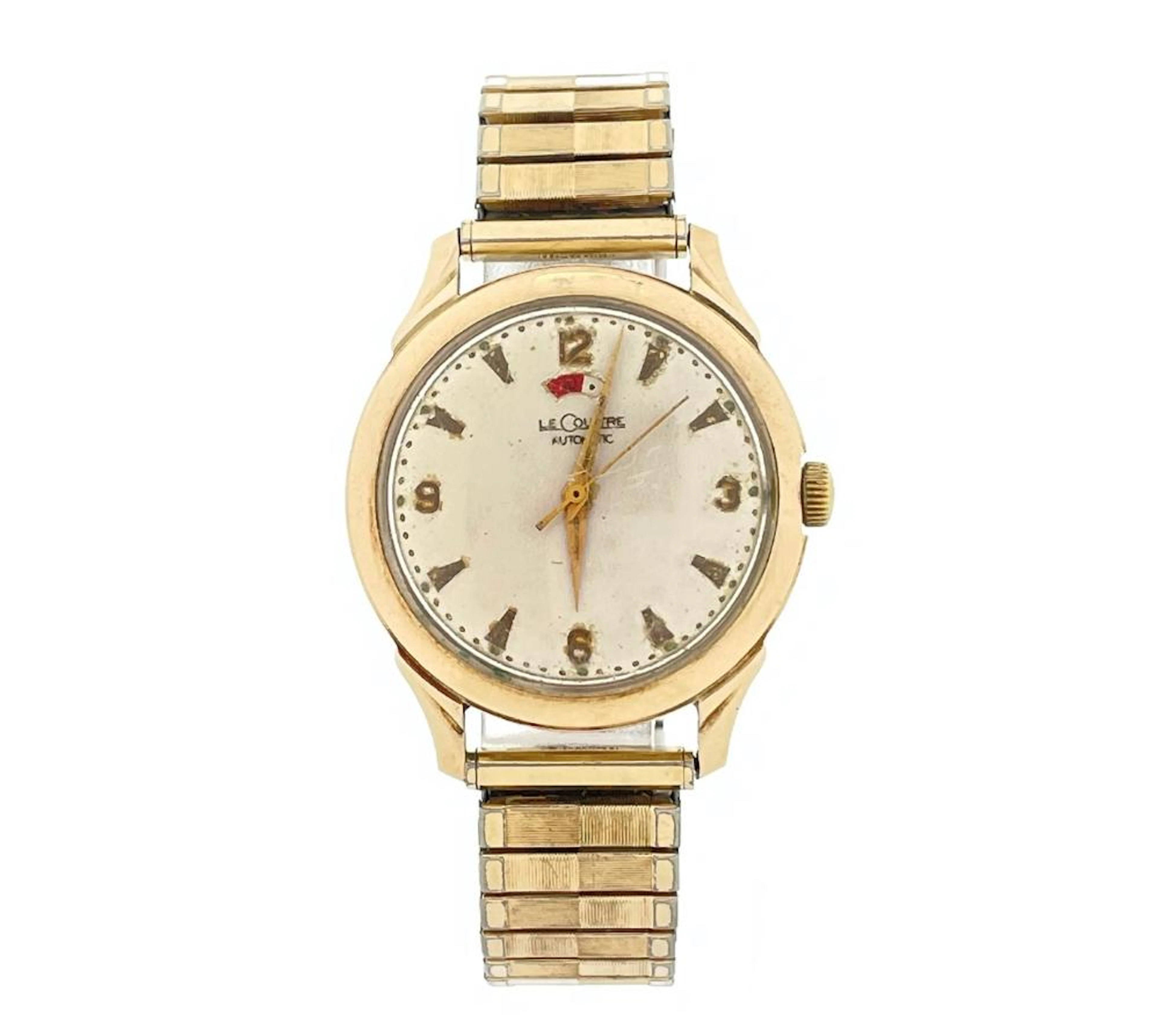 VINTAGE JAEGER-LECOULTRE CLASSIC 10K GOLD FILLED 481 BUMPER AUTOMATIC WATCH