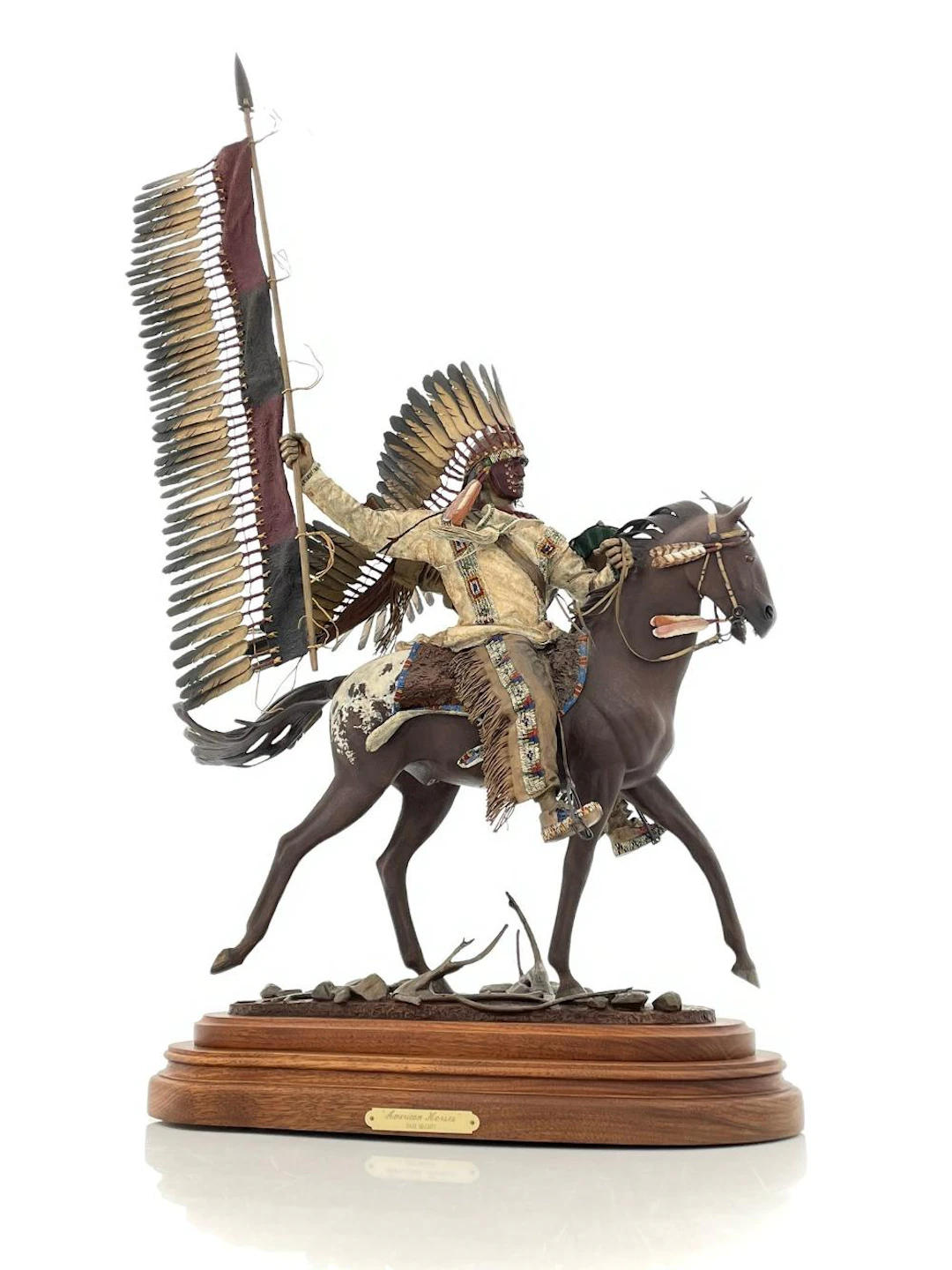 DAVE MCGARY "AMERICAN HORSES" BRONZE SCULPTURE