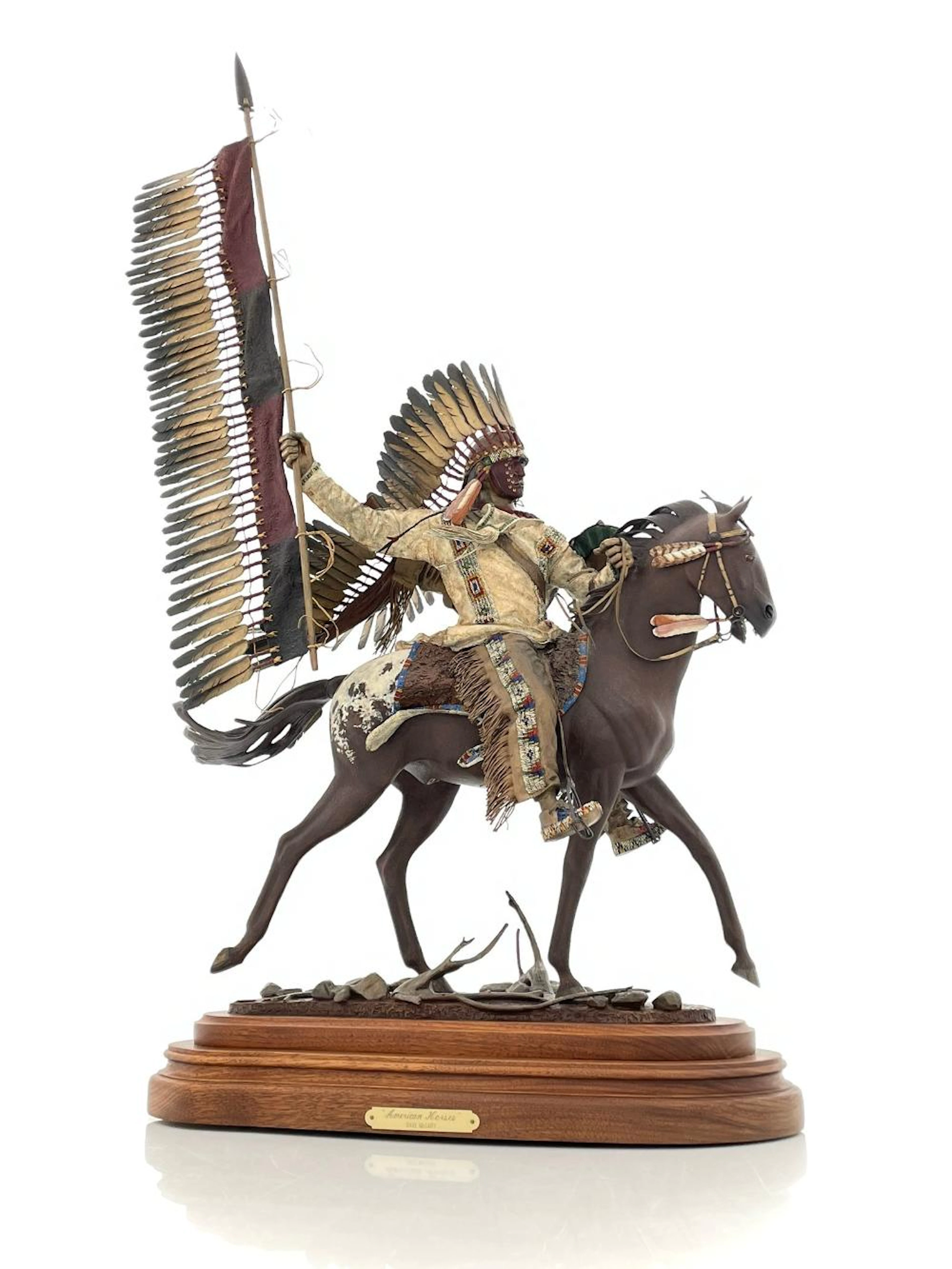 DAVE MCGARY "AMERICAN HORSES" BRONZE SCULPTURE