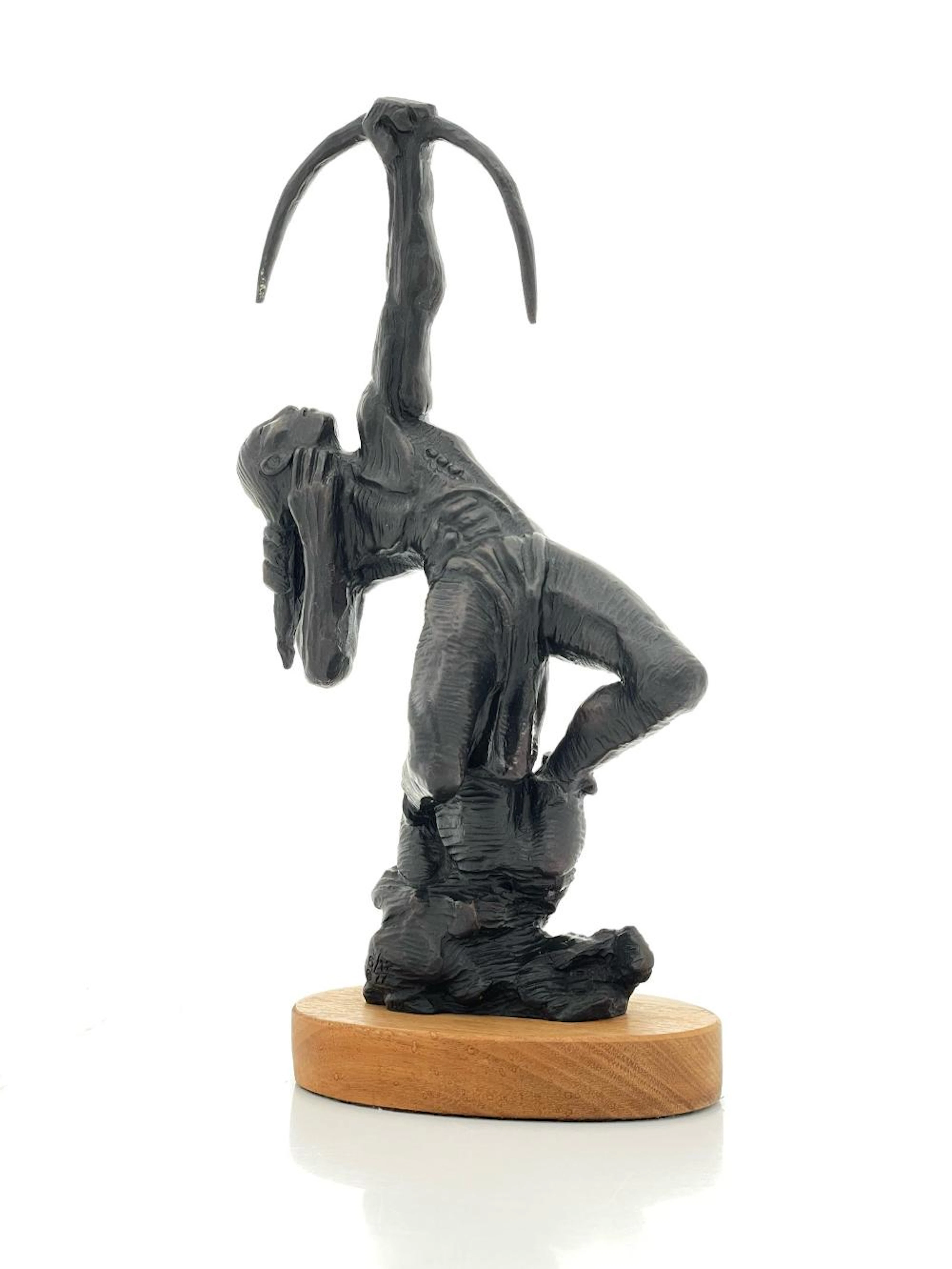 ALLAN HOUSER "SACRED RAIN ARROW I" BRONZE SCULPTURE