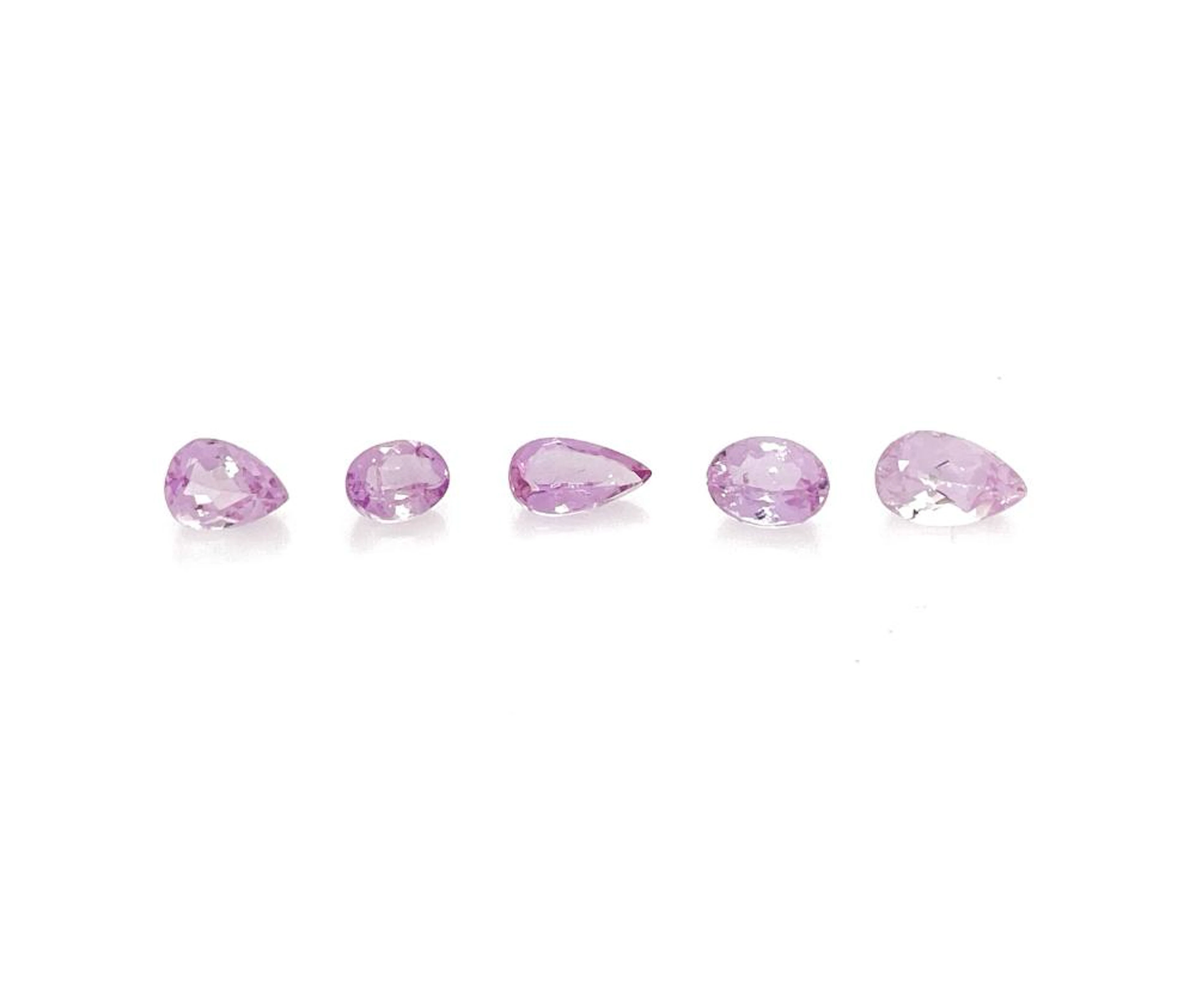4.75CTTW PINK TOURMALINE GEMSTONES