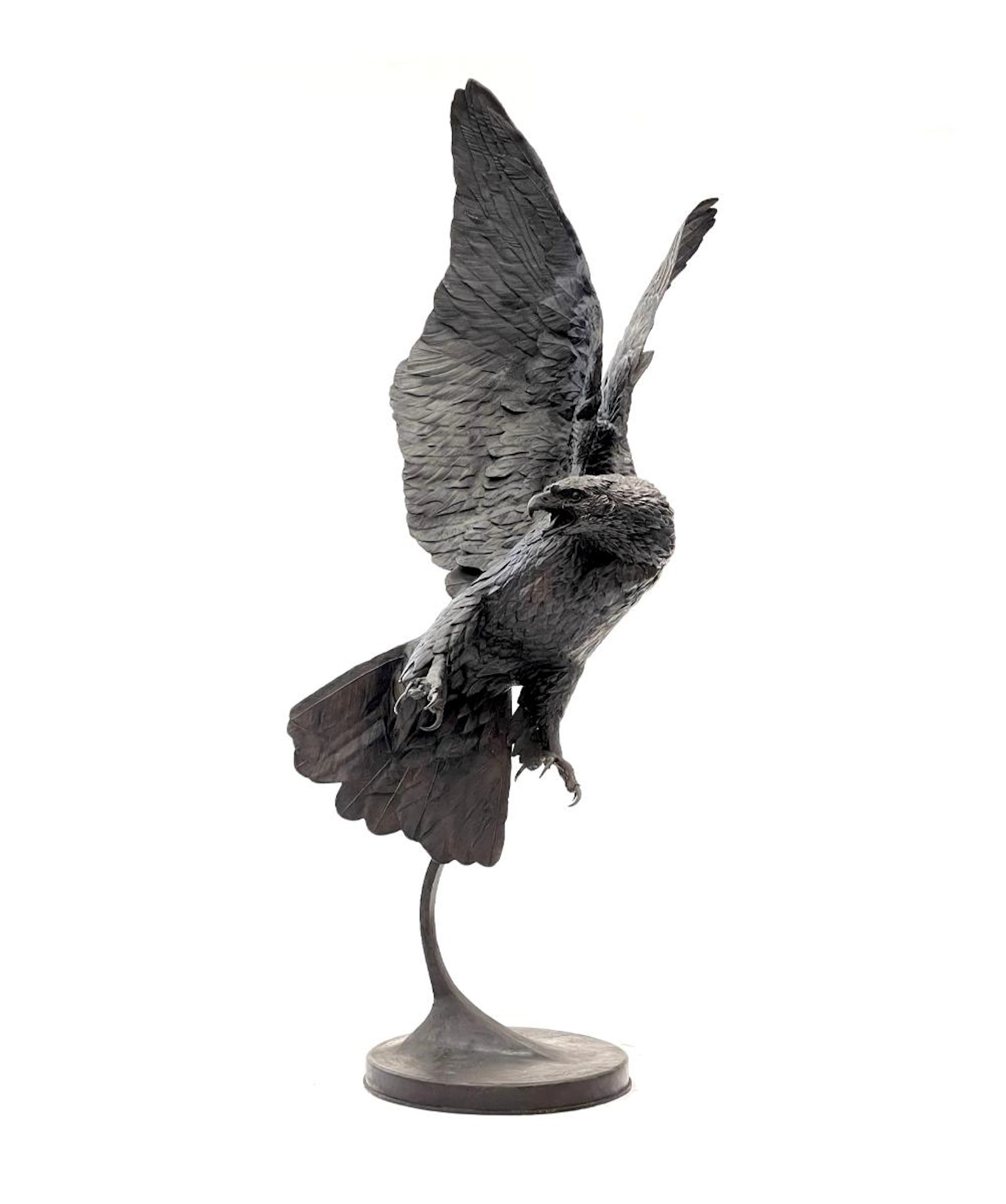 WILLIAM HALD "GOLDEN EAGLE" BRONZE SCULPTURE