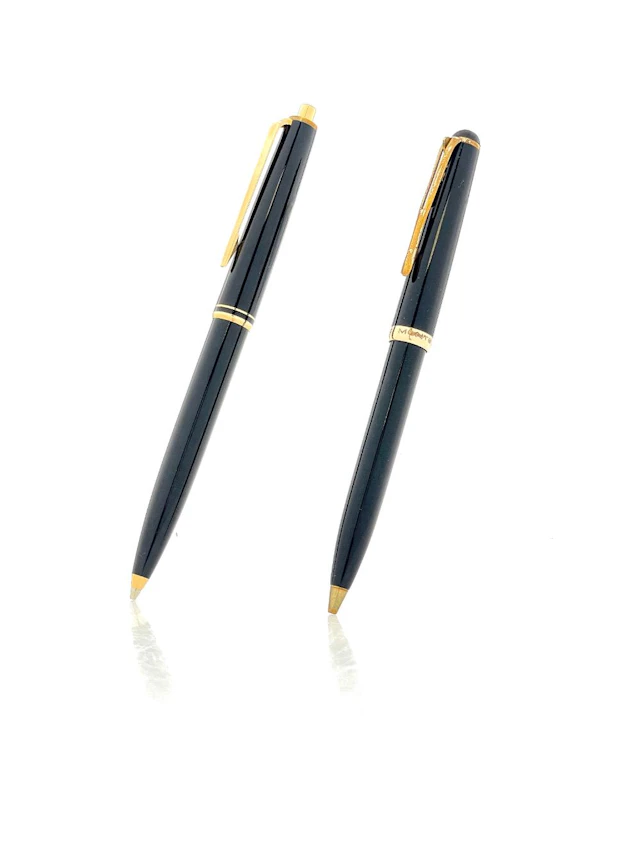 2PC MONTBLANC 315 BALLPOINT PEN & MECHANICAL PENCIL SET