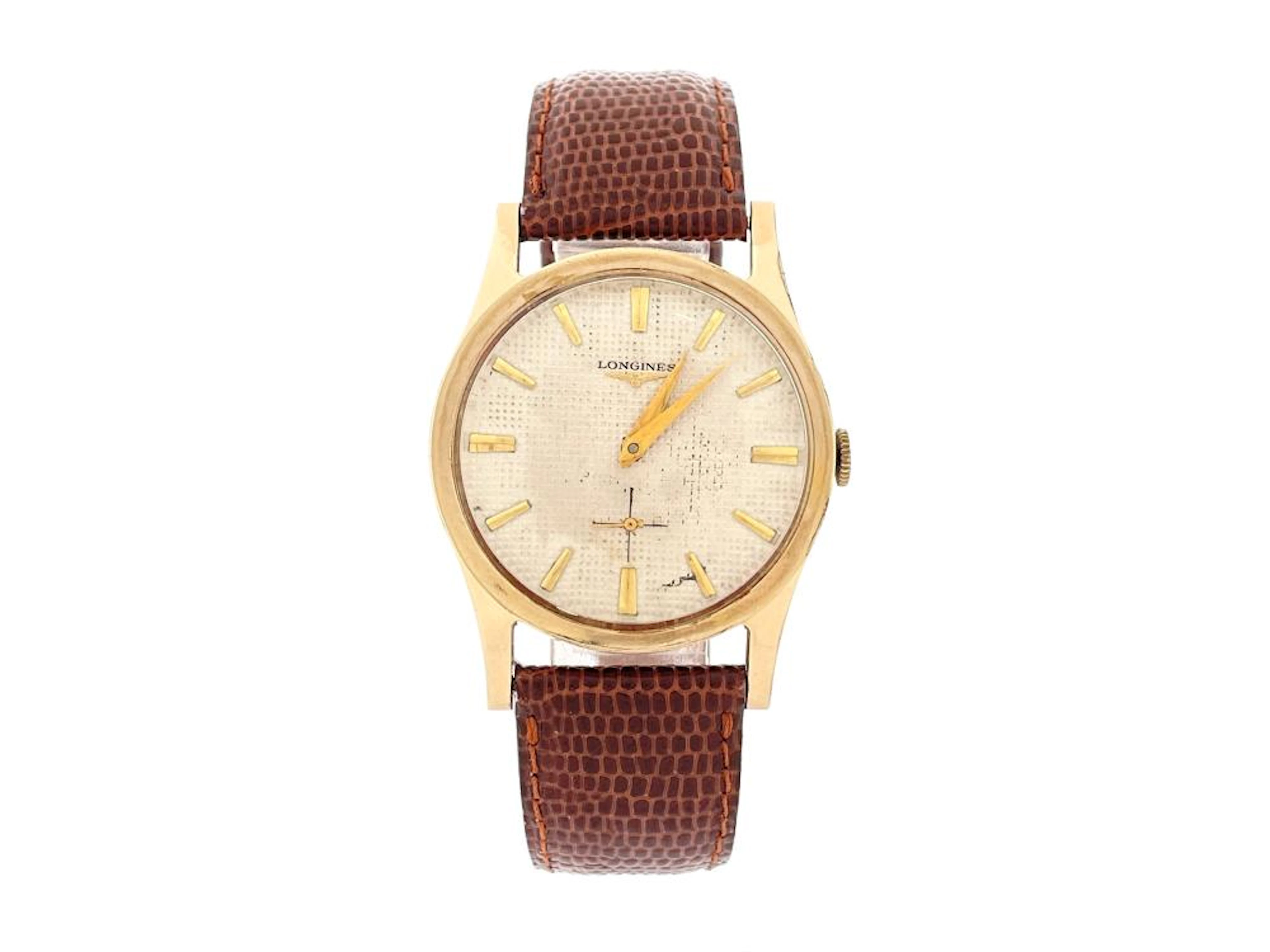 VINTAGE LONGINES WITTNAUER 10K GOLD FILLED 17 JEWEL MANUAL WIND WATCH