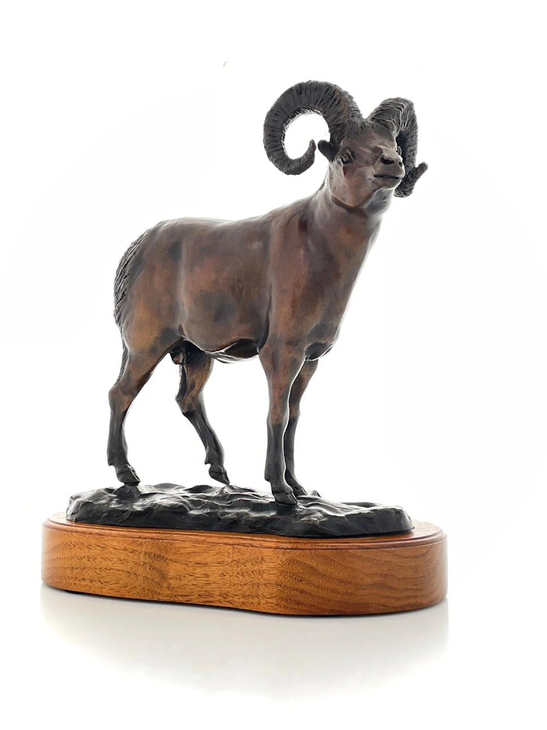 ALONZO CLEMONS "BIGHORN RAM" BRONZE SCULPTURE