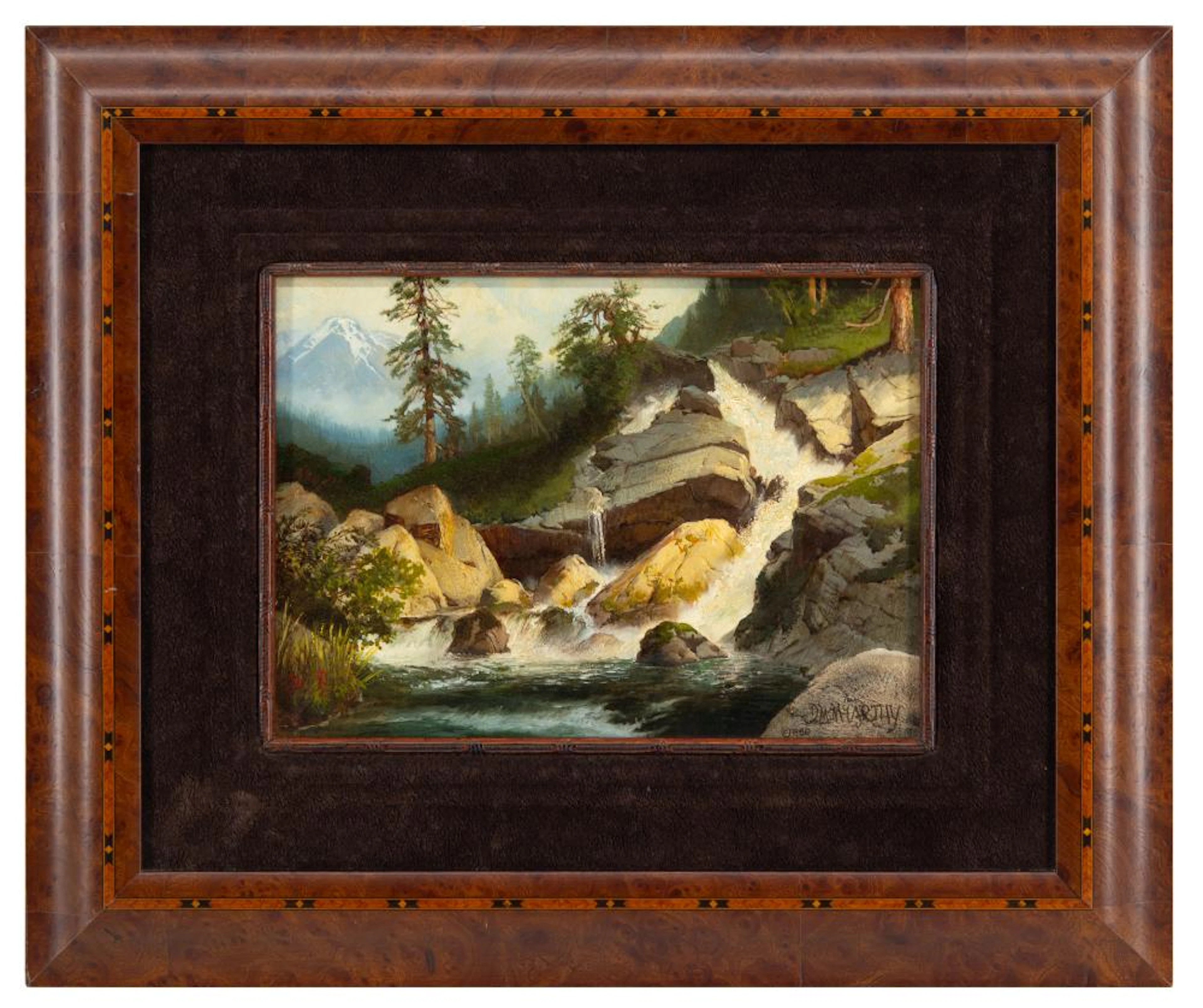 D. MICHAEL MCCARTHY "MOUNTAIN LANDSCAPE" OIL ON BOARD