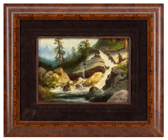 D. MICHAEL MCCARTHY "MOUNTAIN LANDSCAPE" OIL ON BOARD