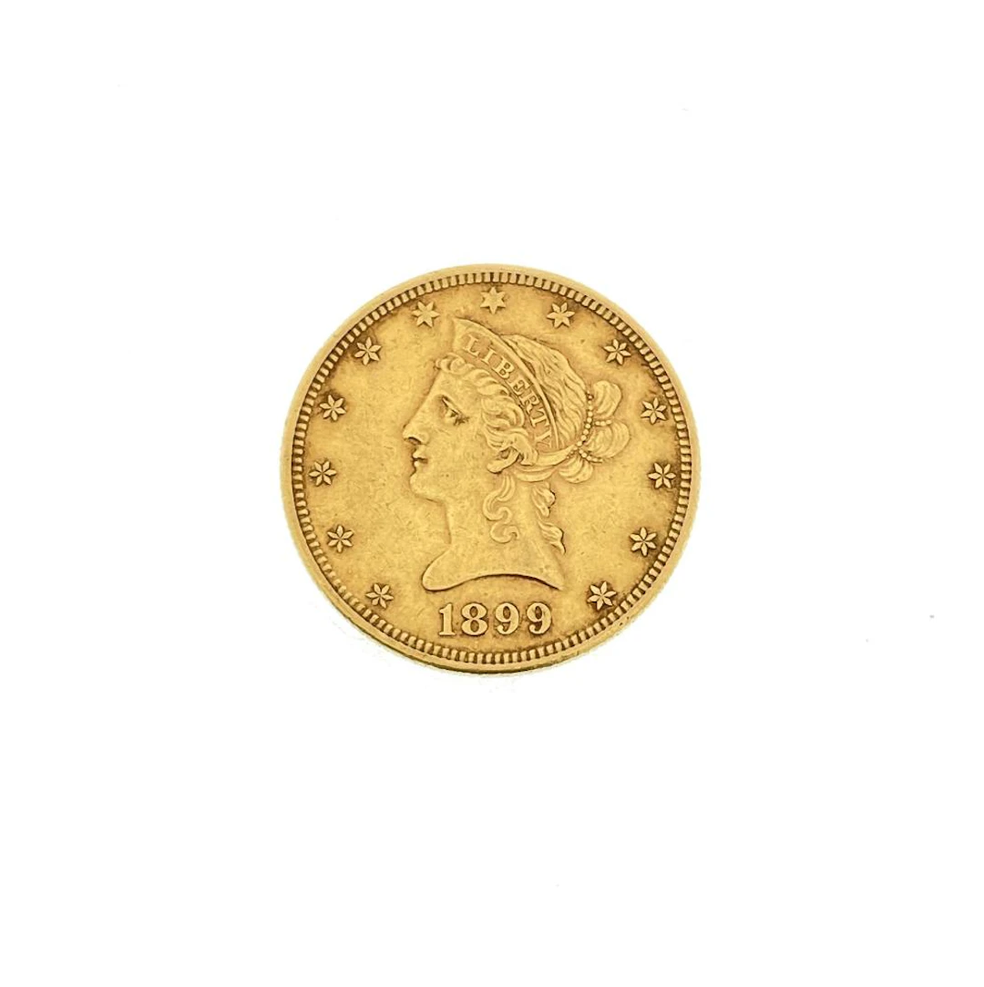 1899-S $10 LIBERTY HEAD GOLD EAGLE