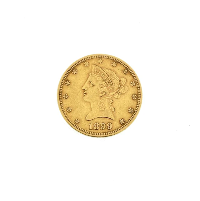 1899-S $10 LIBERTY HEAD GOLD EAGLE