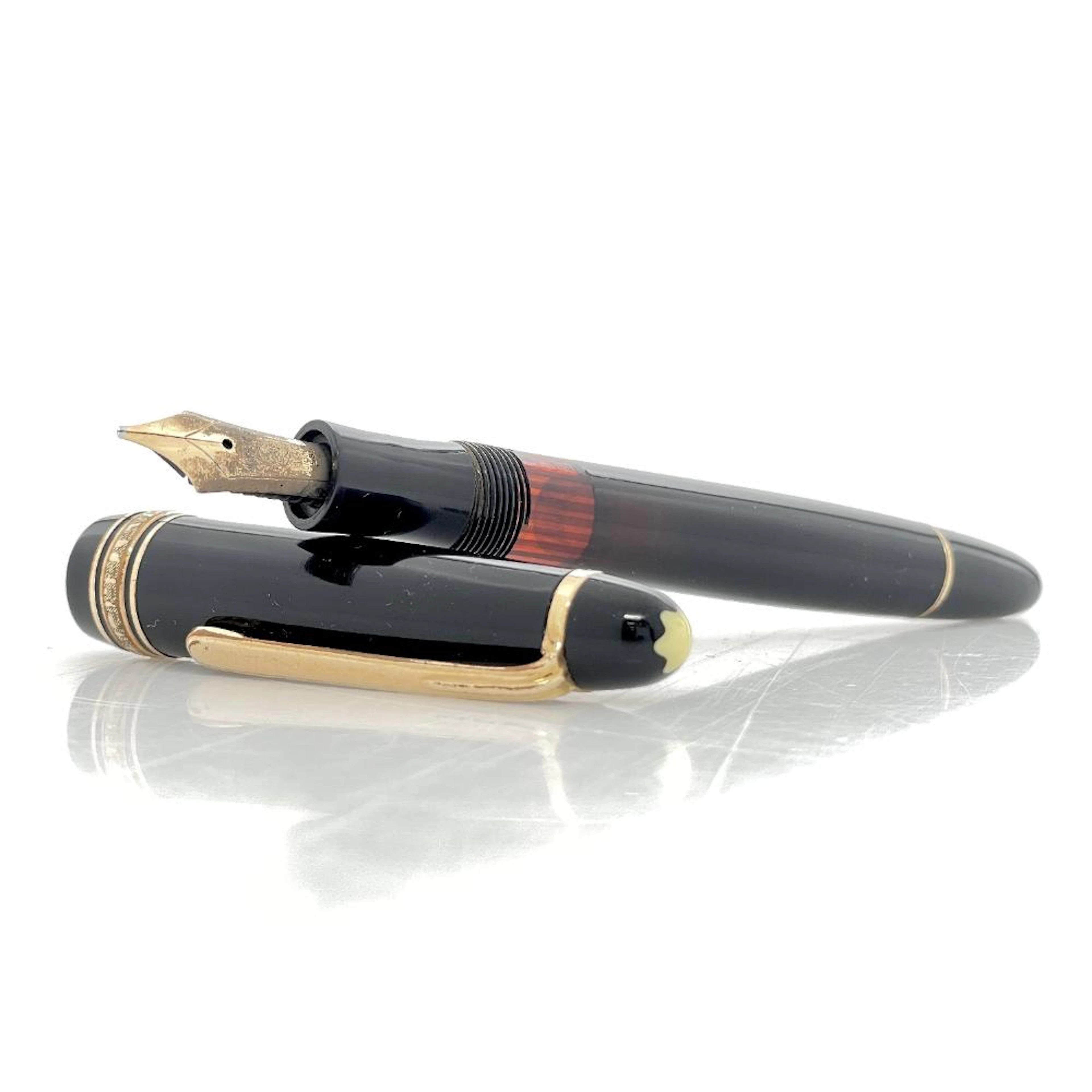 MONTBLANC MASTERPIECE 144 OB FOUNTAIN PEN WITH 14K NIB