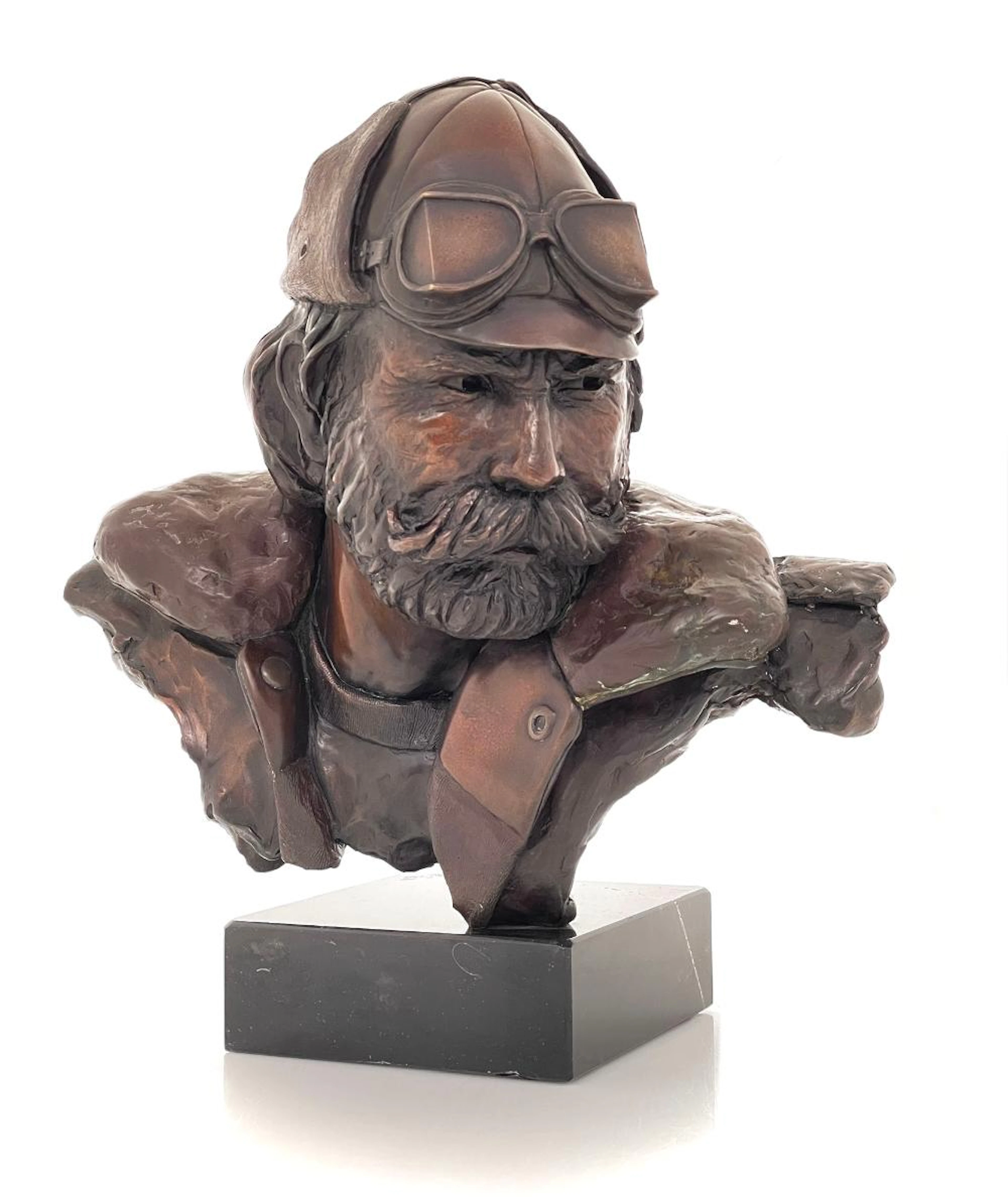 GEORGE LUNDEEN "THE AVIATOR" BRONZE SCULPTURE