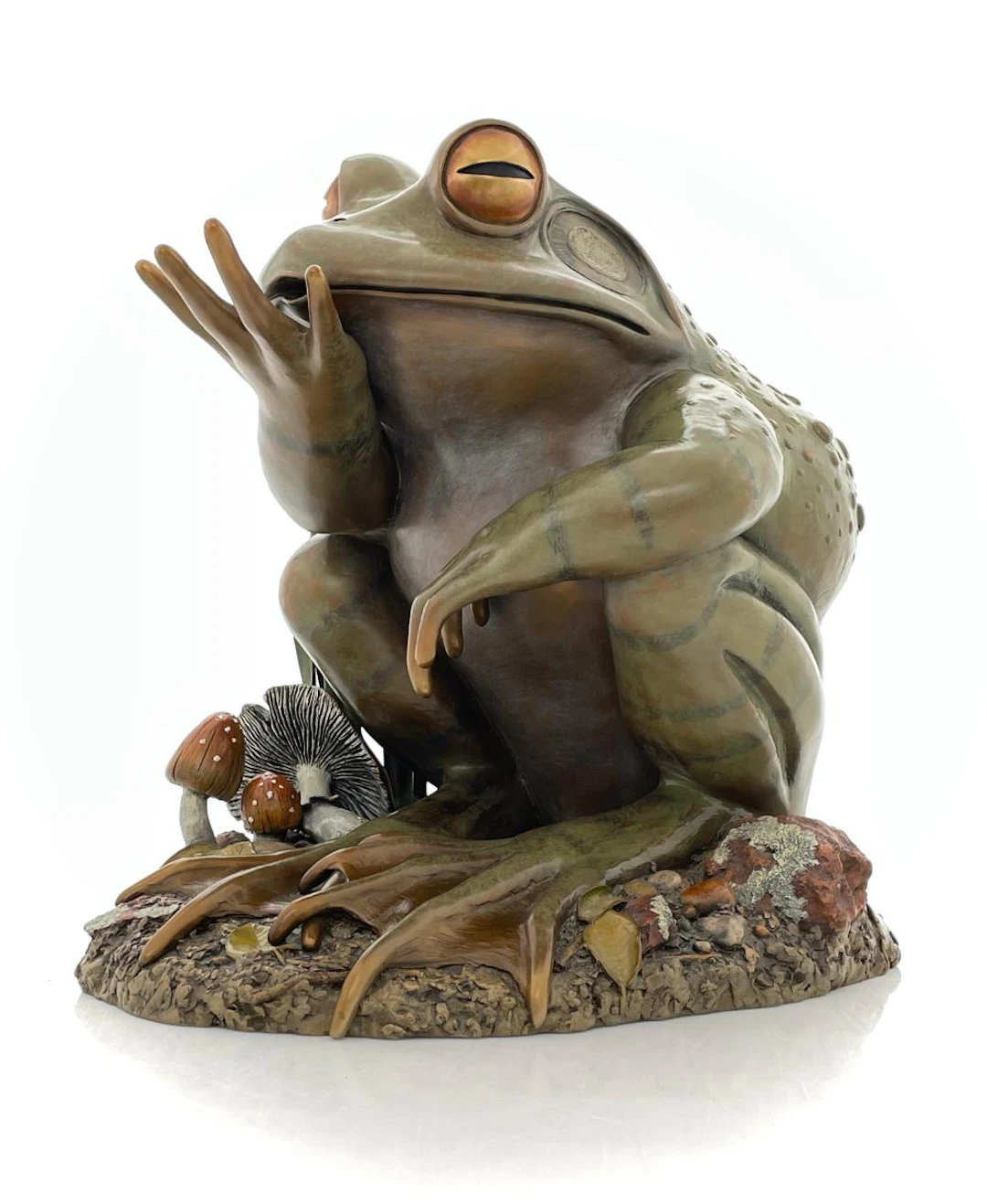 KIM KORI "THE KISS" BRONZE SCULPTURE