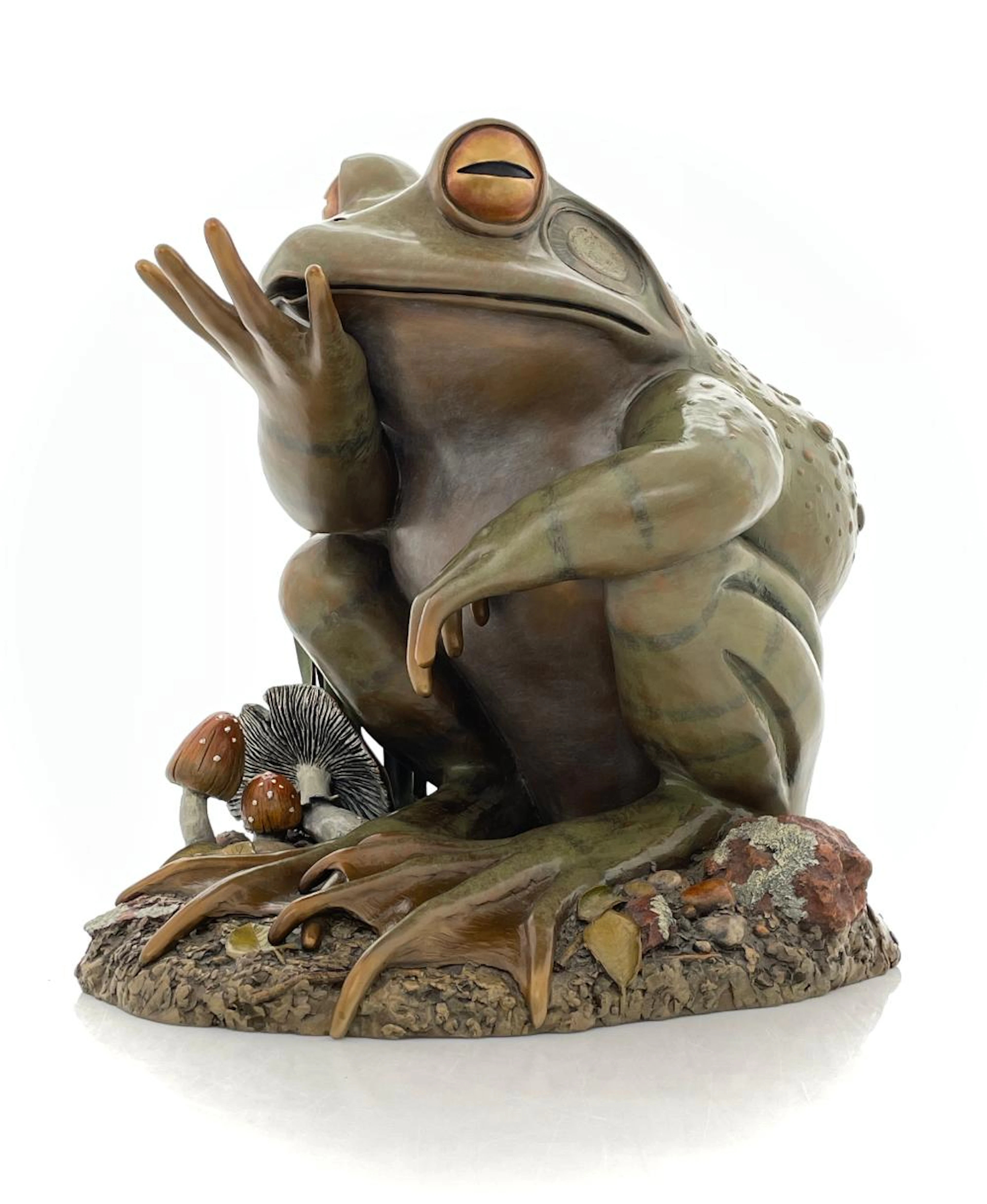 KIM KORI "THE KISS" BRONZE SCULPTURE