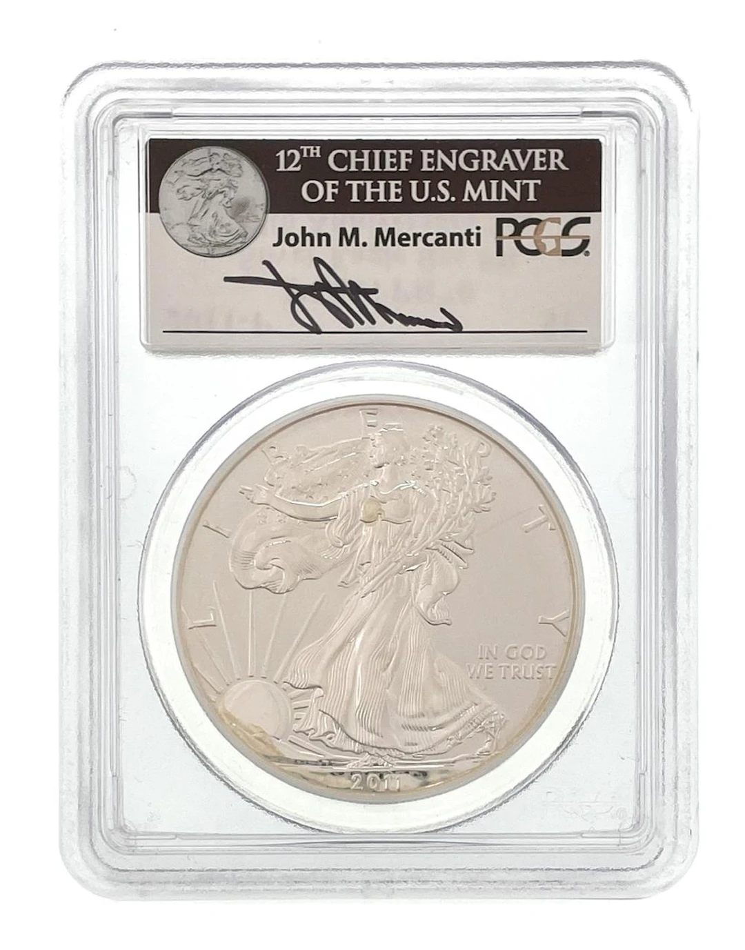 2011-P AMERICAN SILVER EAGLE REVERSE PROOF 25TH ANNIVERSARY SET PCGS PR70