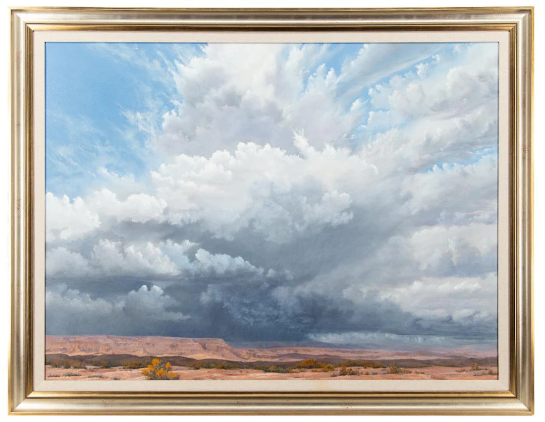 HELEN SHACKELFORD "FORMING STORM" OIL ON CANVAS
