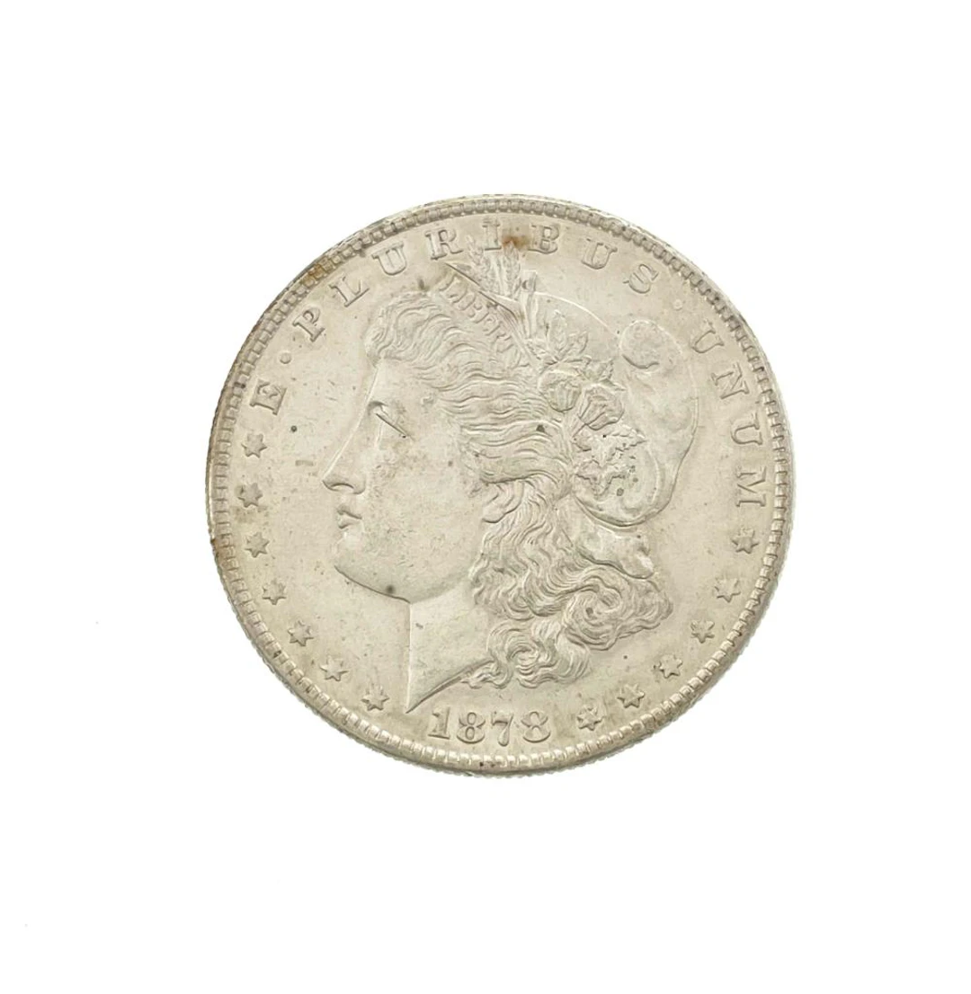 1878 MORGAN SILVER DOLLAR 8 TAIL FEATHERS