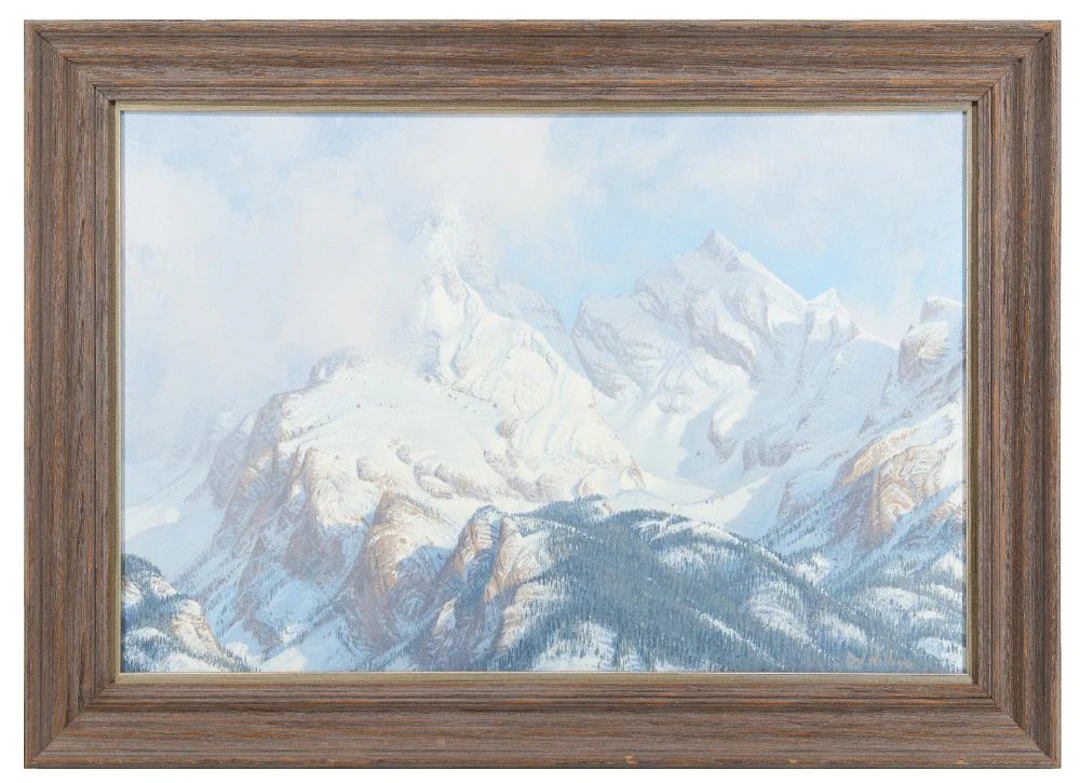CURT WALTERS "PASSING STORM" OIL ON CANVAS