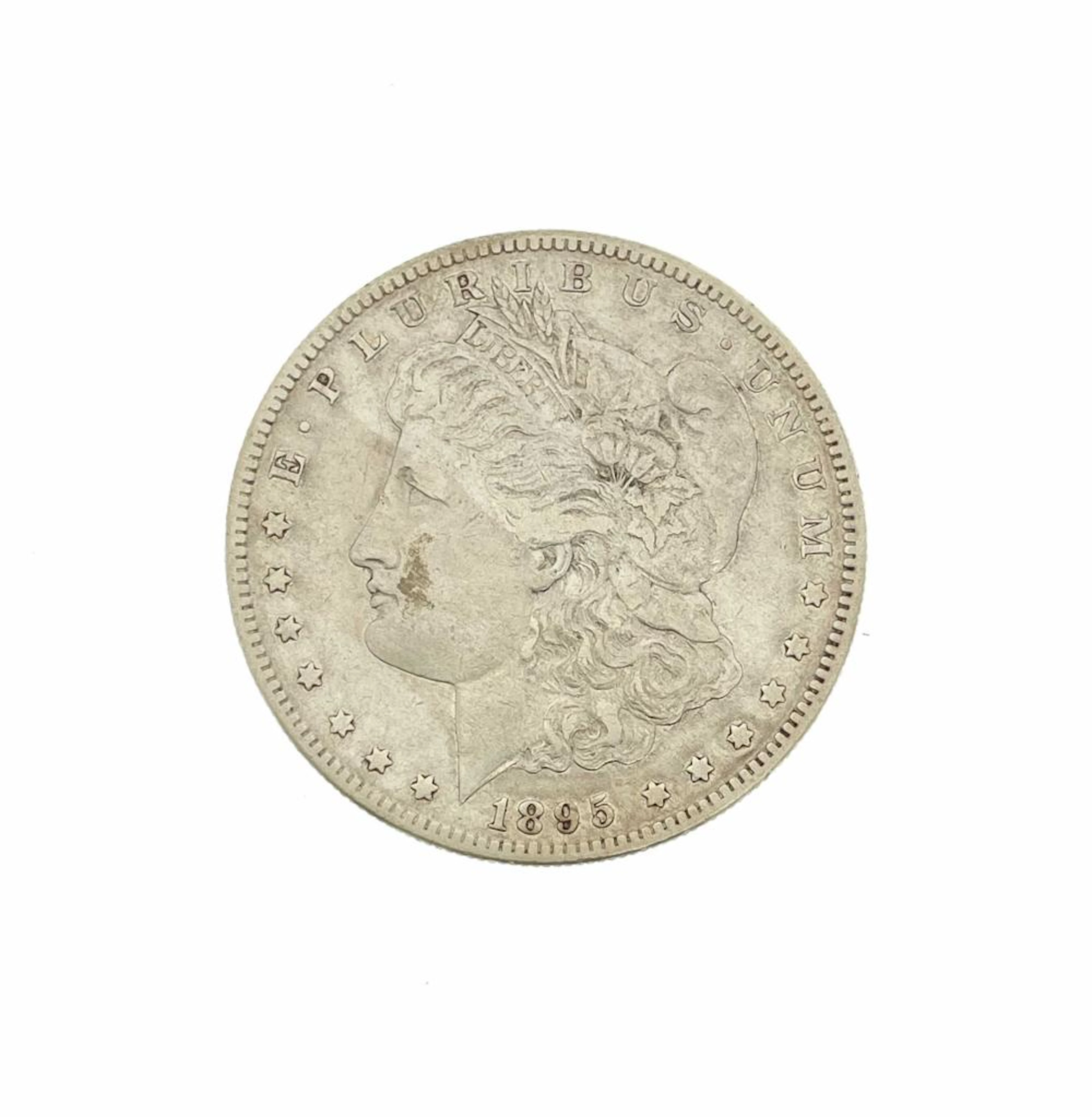 1895-S MORGAN SILVER DOLLAR