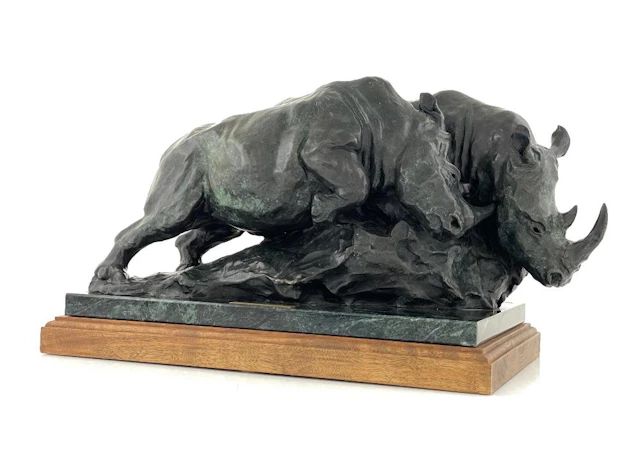 SHERRY SALARI SANDER "CHIZIRARA" BRONZE SCULPTURE