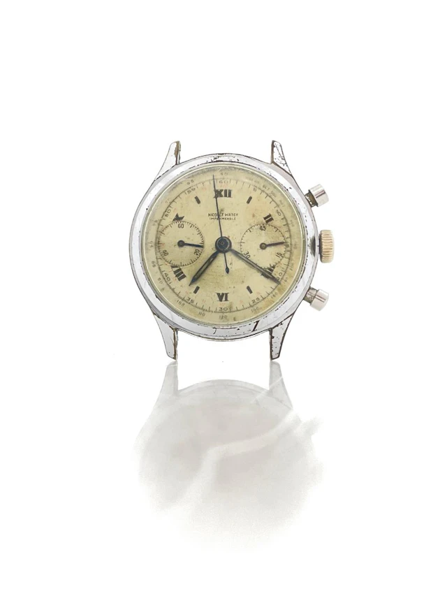 CHARLES NICOLET IMPERMEABLE CHRONOGRAPH WATCH