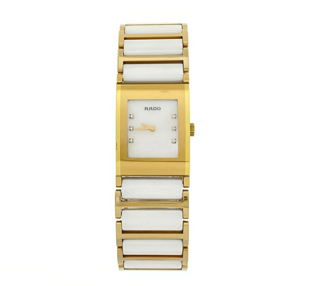 RADO INTEGRAL JUBILE STAINLESS STEEL, CERAMIC DIAMOND & MOTHER OF