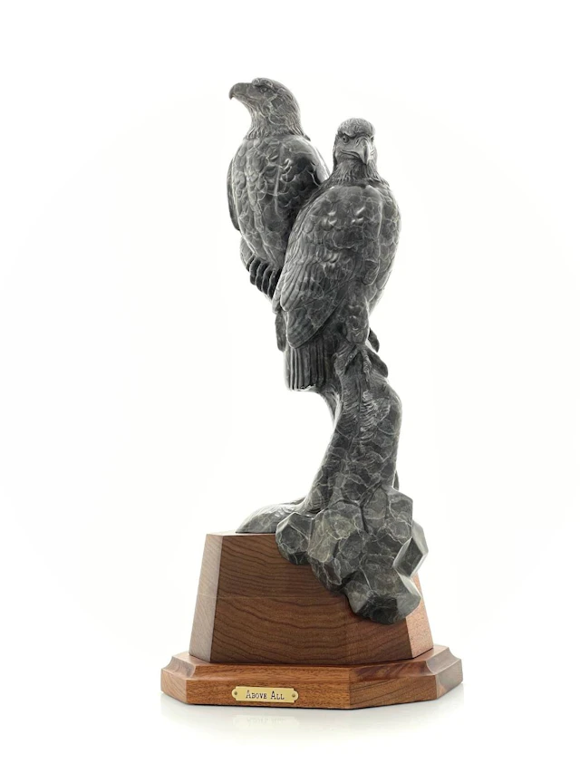 GERALD BALCIAR "ABOVE ALL" BRONZE SCULPTURE