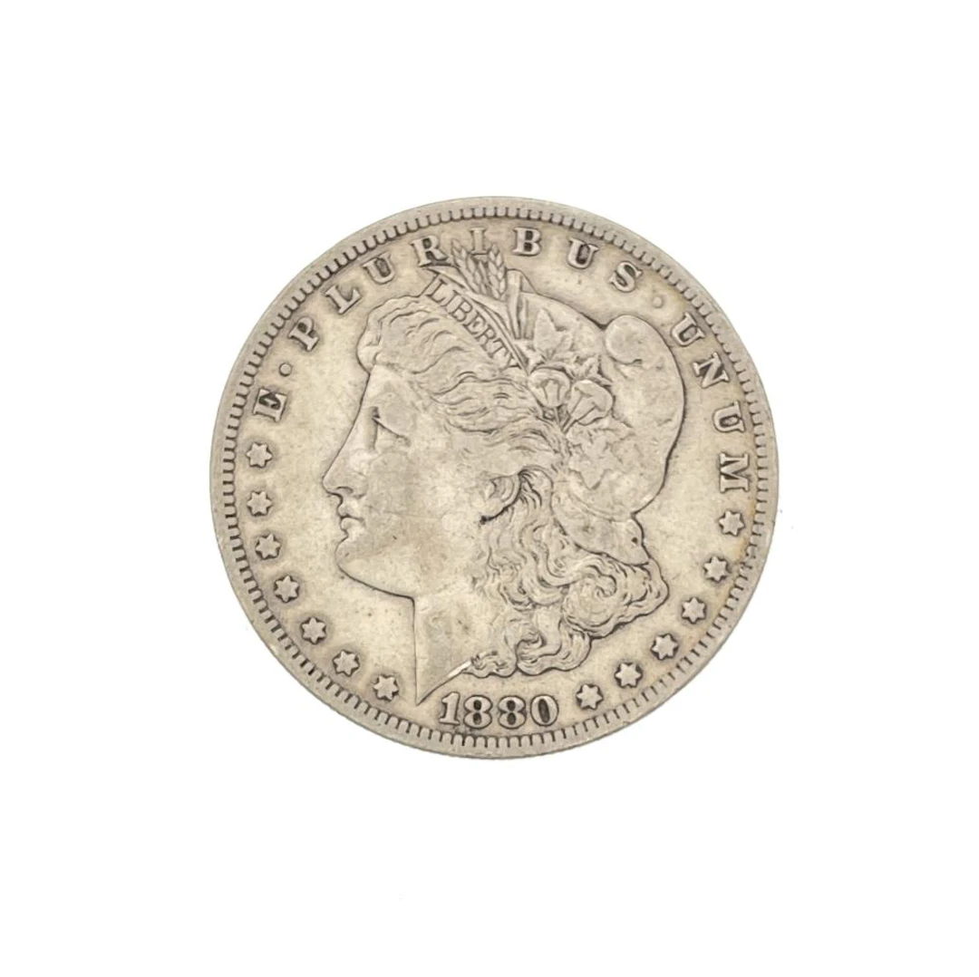 1880-CC MORGAN SILVER DOLLAR
