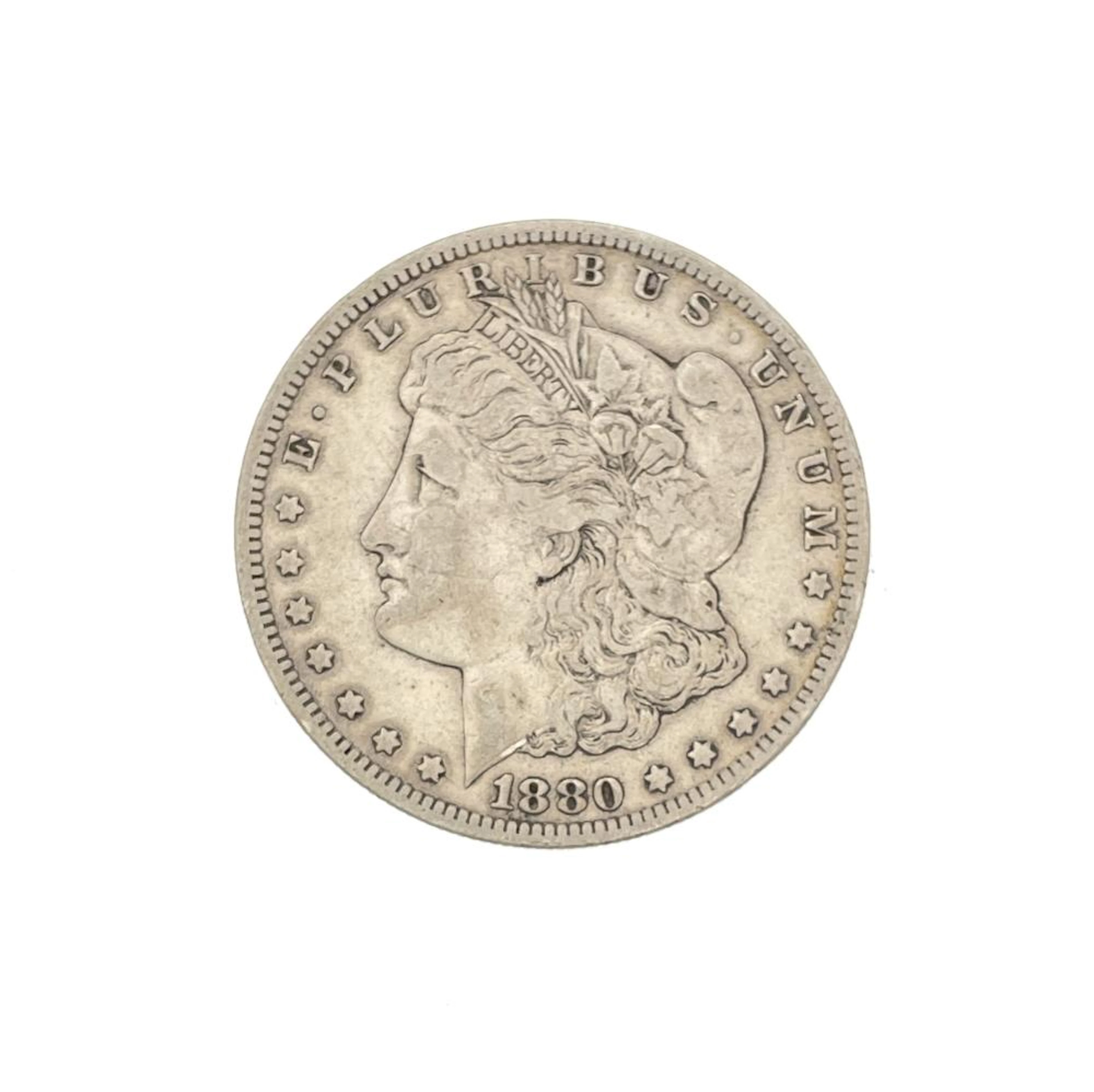 1880-CC MORGAN SILVER DOLLAR