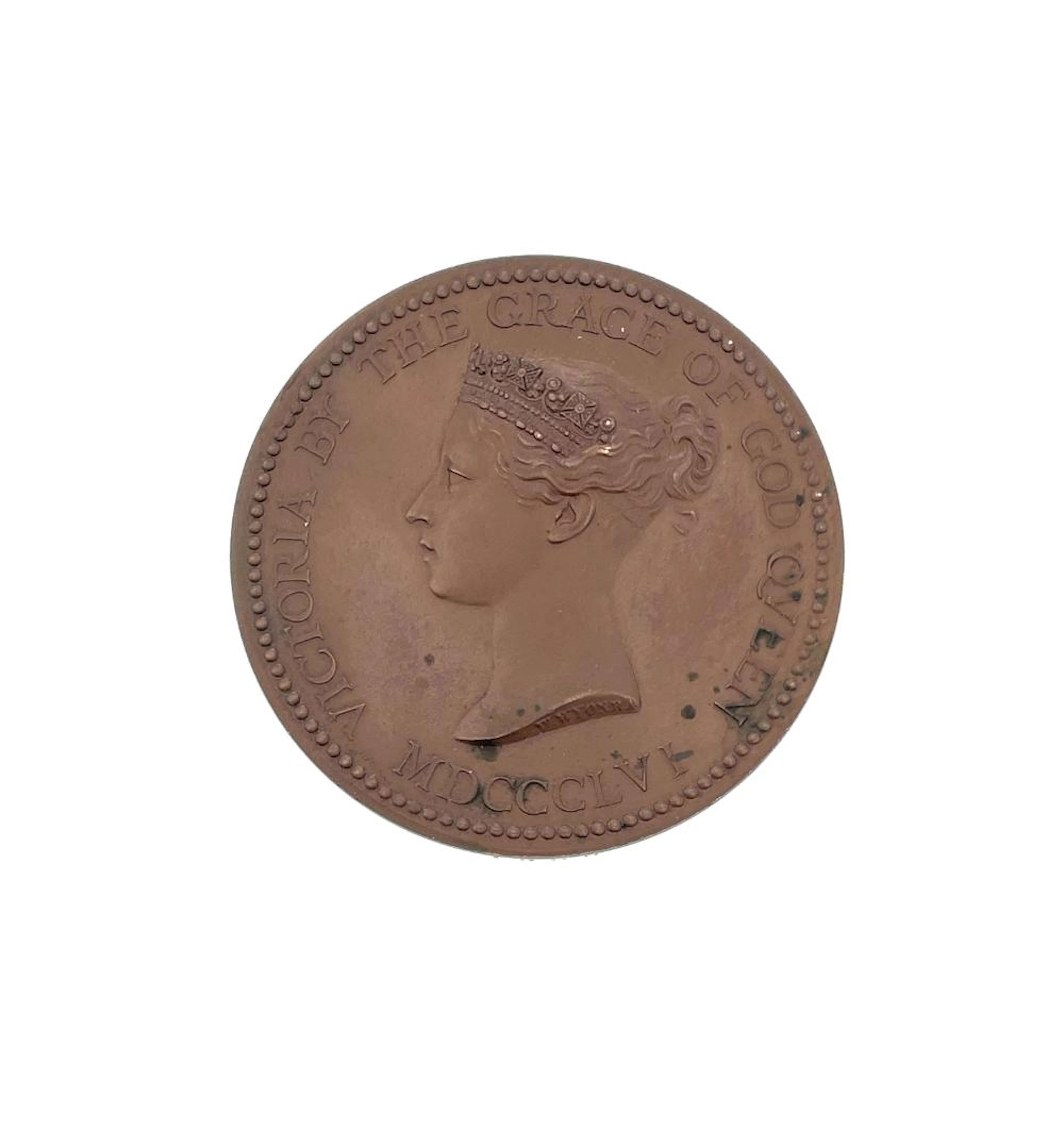 1856 (MDCCCLVI) VICTORIA SCIENCE & ART BRONZE MEDAL