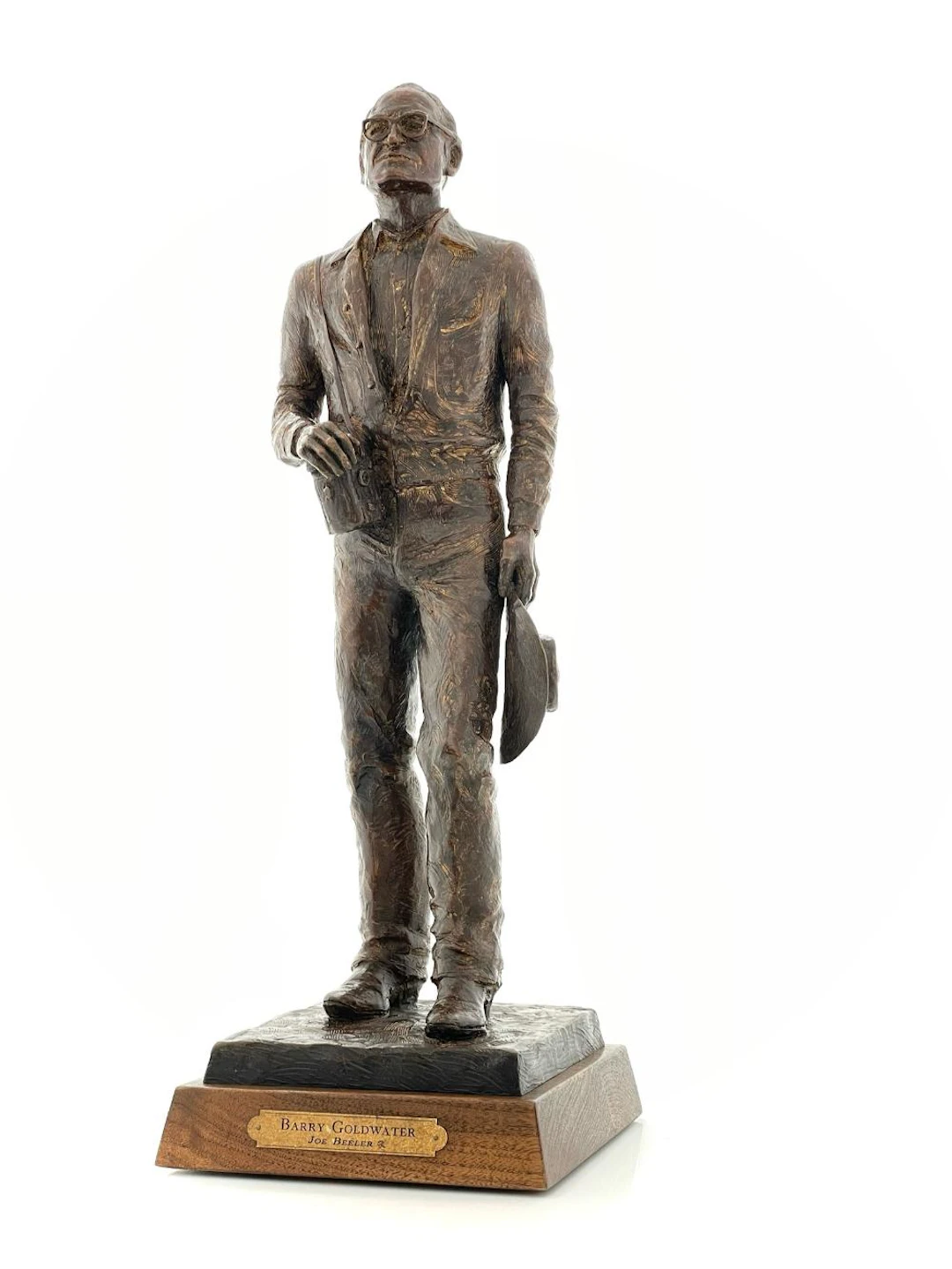 JOE BEELER "BARRY GOLDWATER" BRONZE SCULPTURE