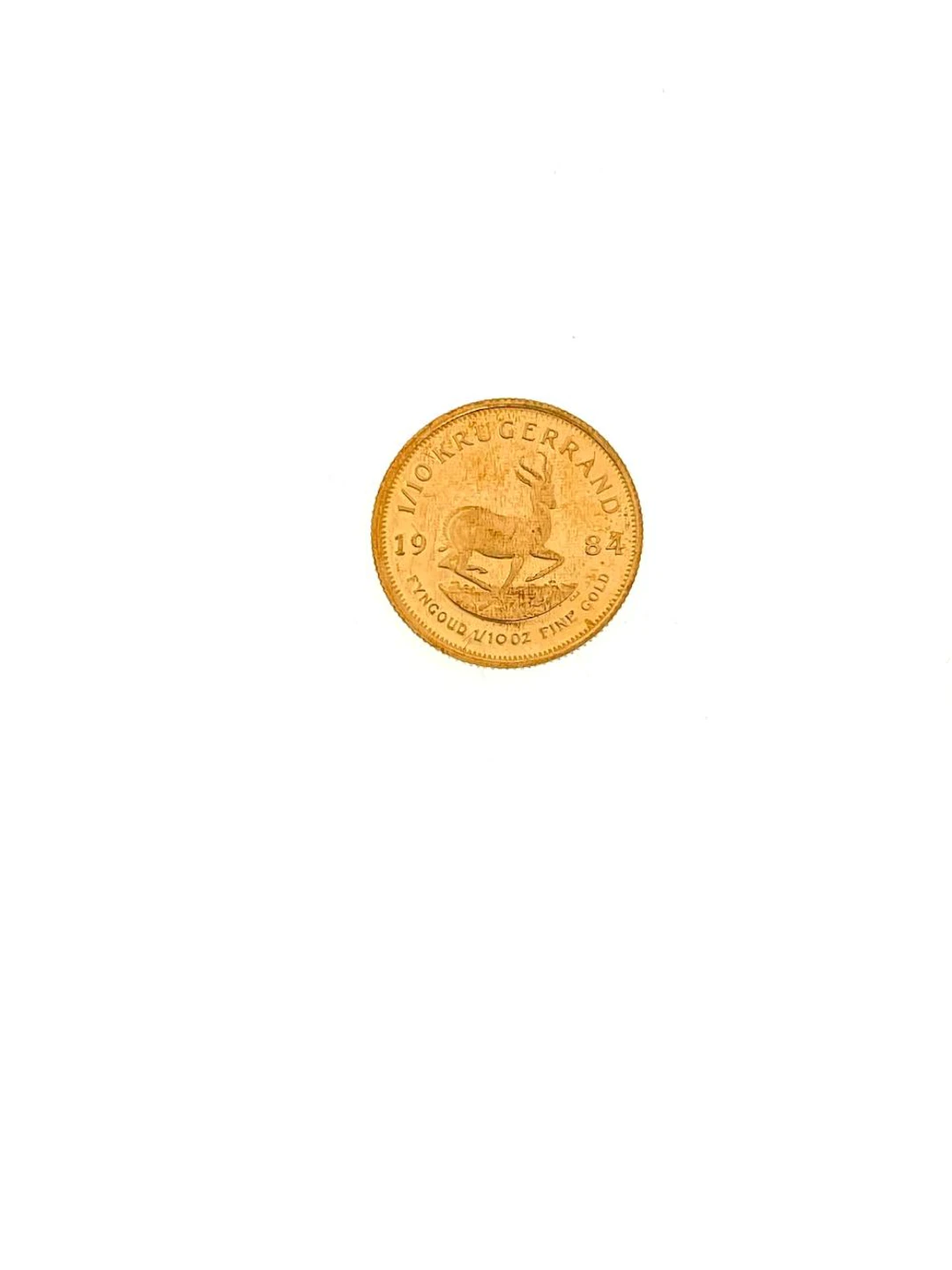 1984 SOUTH AFRICA 1/10OZ GOLD KRUGERRAND
