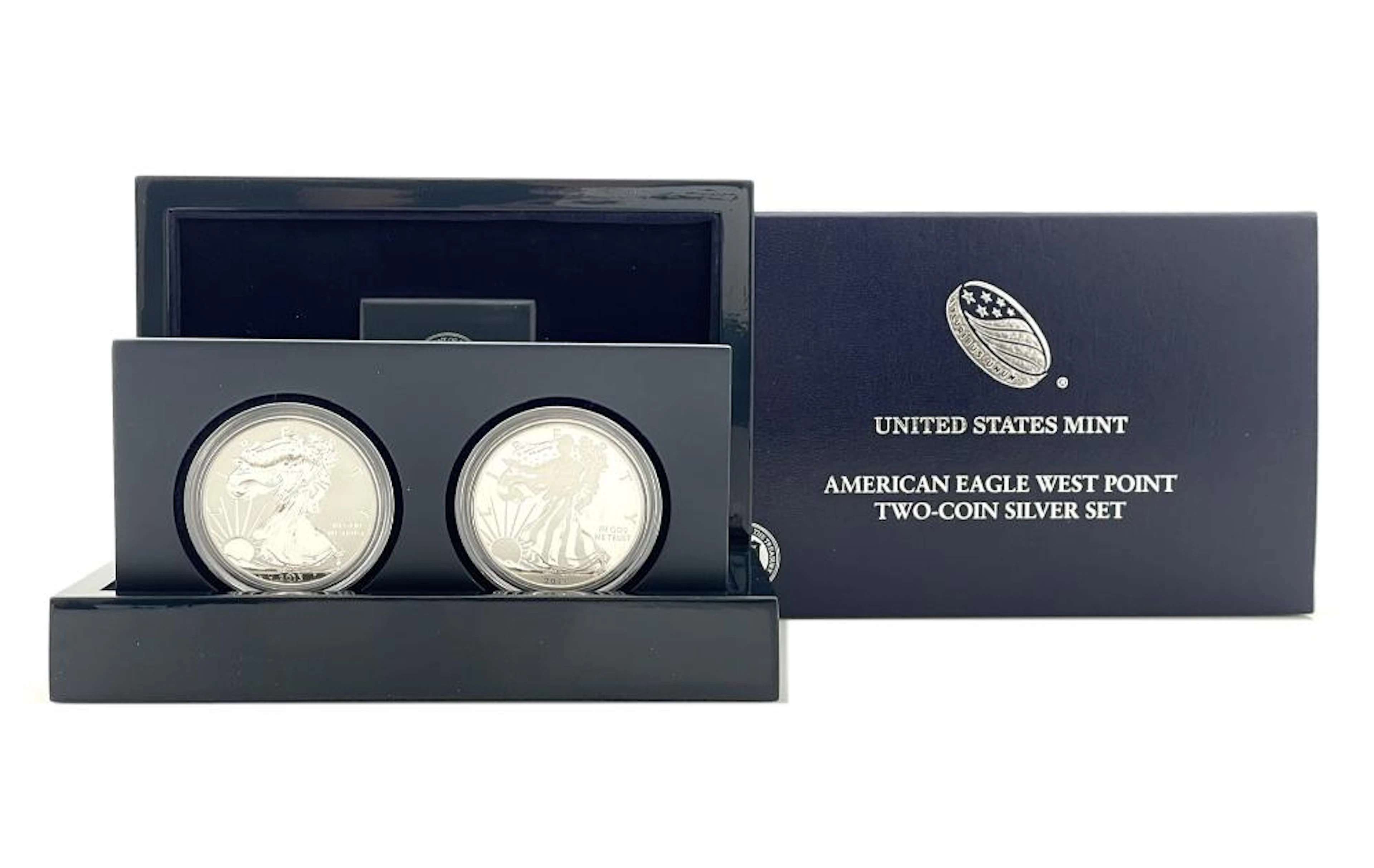 2013-W AMERICAN SILVER EAGLE REVERSE PROOF & ENHANCED UNCIRCULATED 2 COIN SET