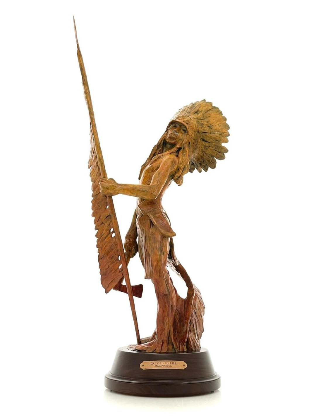 HOLLIS WILLIFORD "DRESSED TO KILL" BRONZE SCULPTURE