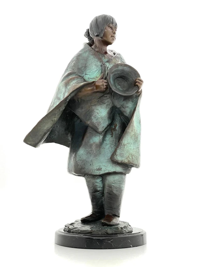 GLENNA GOODACRE "THE BASKET DANCER" BRONZE SCULPTURE