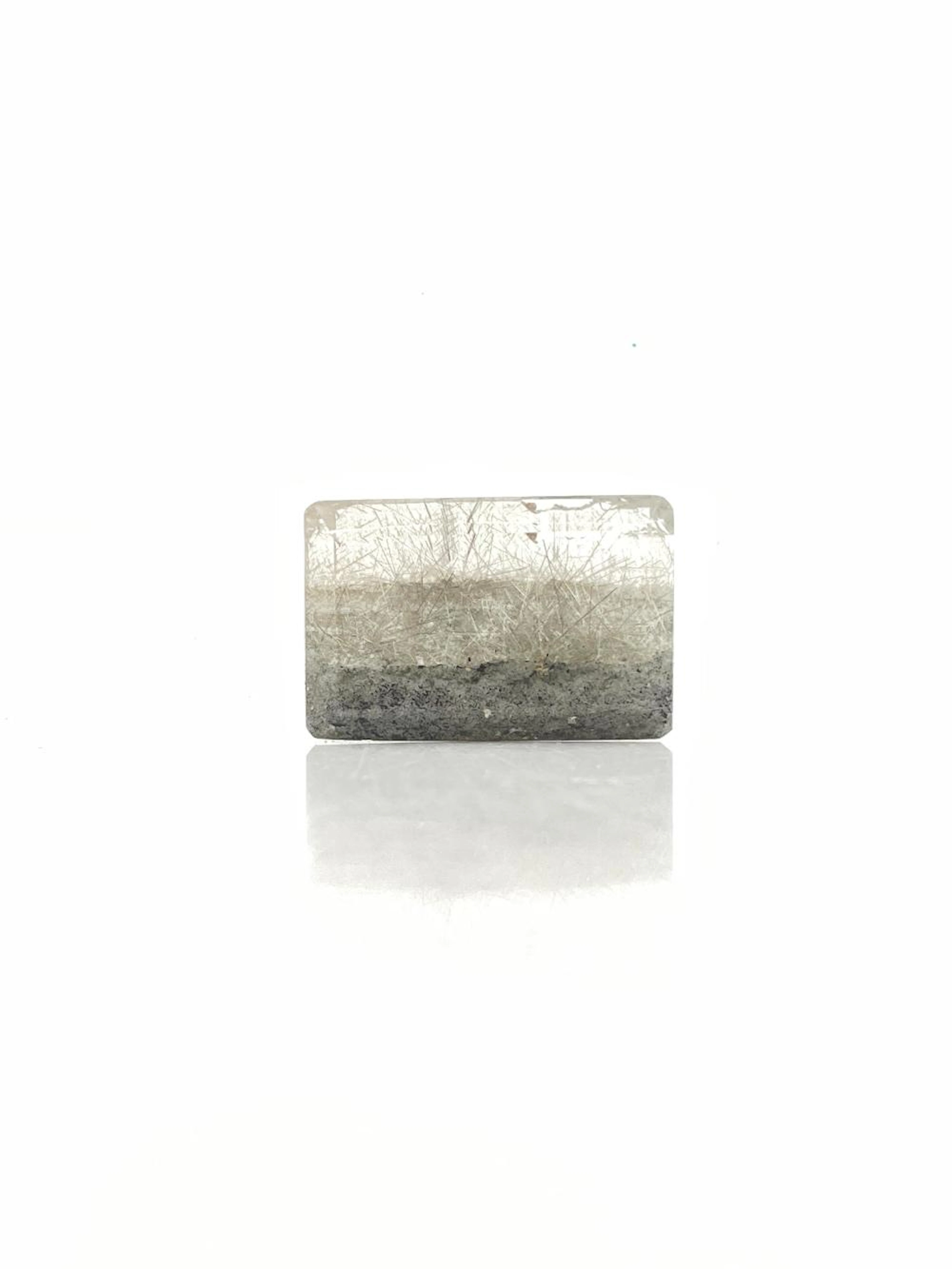 65.55CT LODOLITE WITH RUTILE GEMSTONE