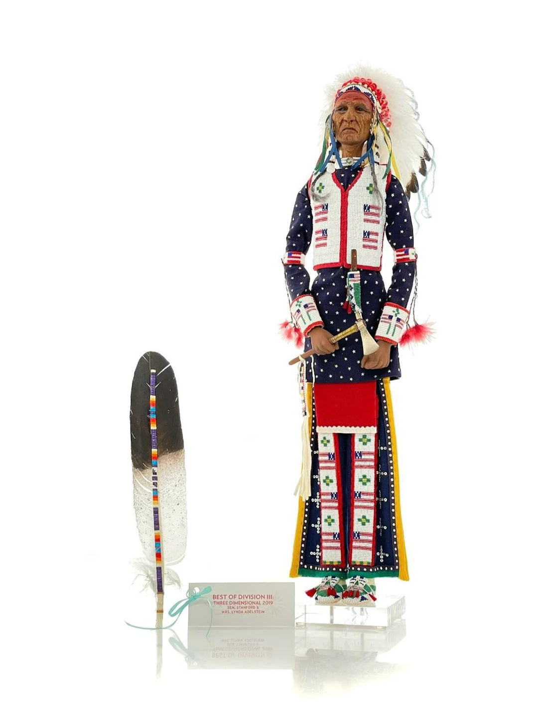 AWARD WINNER! RHONDA HOLY BEAR "LAKOTA HONOR" DOLL