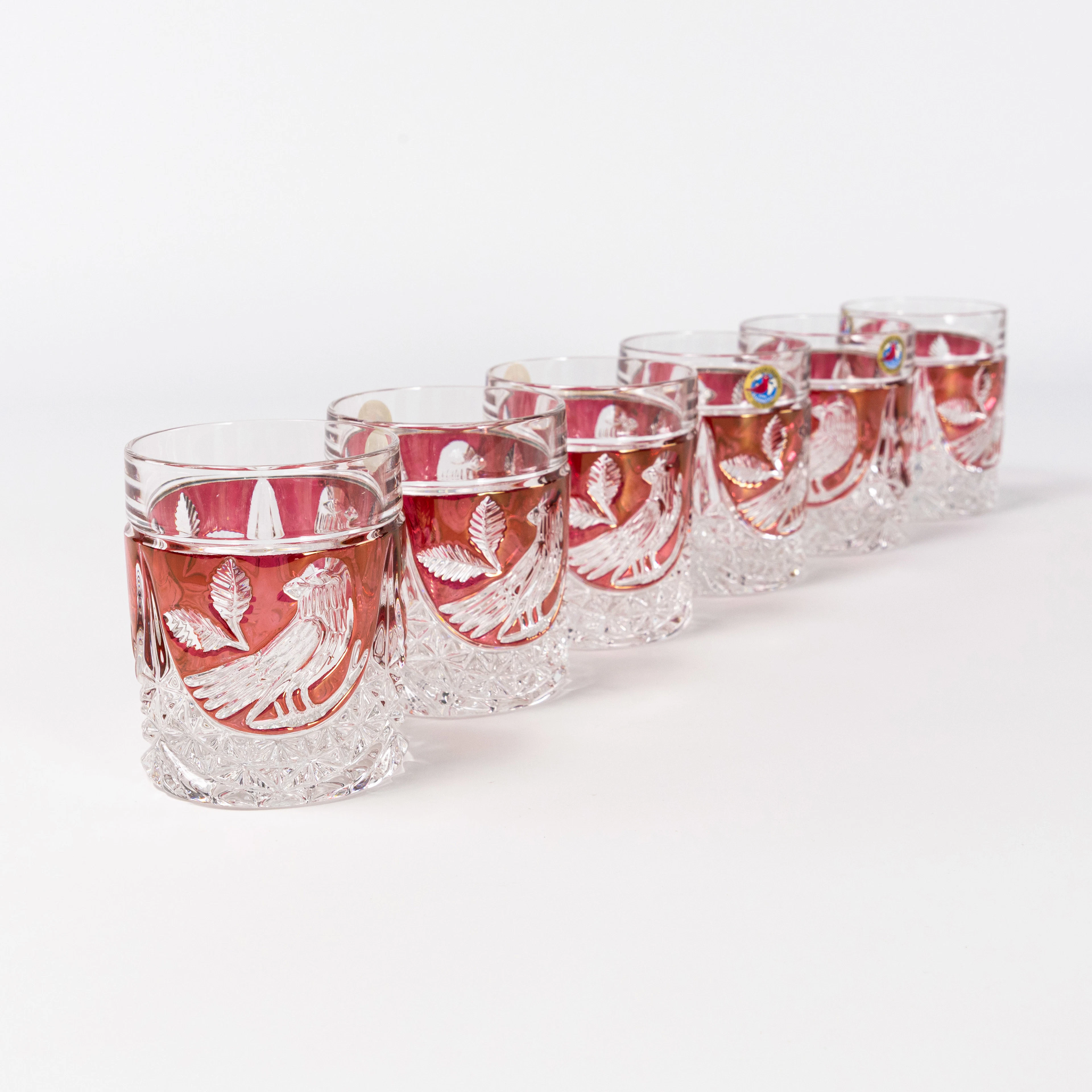 Whiskyglas, 6 st, Hofbauer, Tyskland, höjd 10 cm