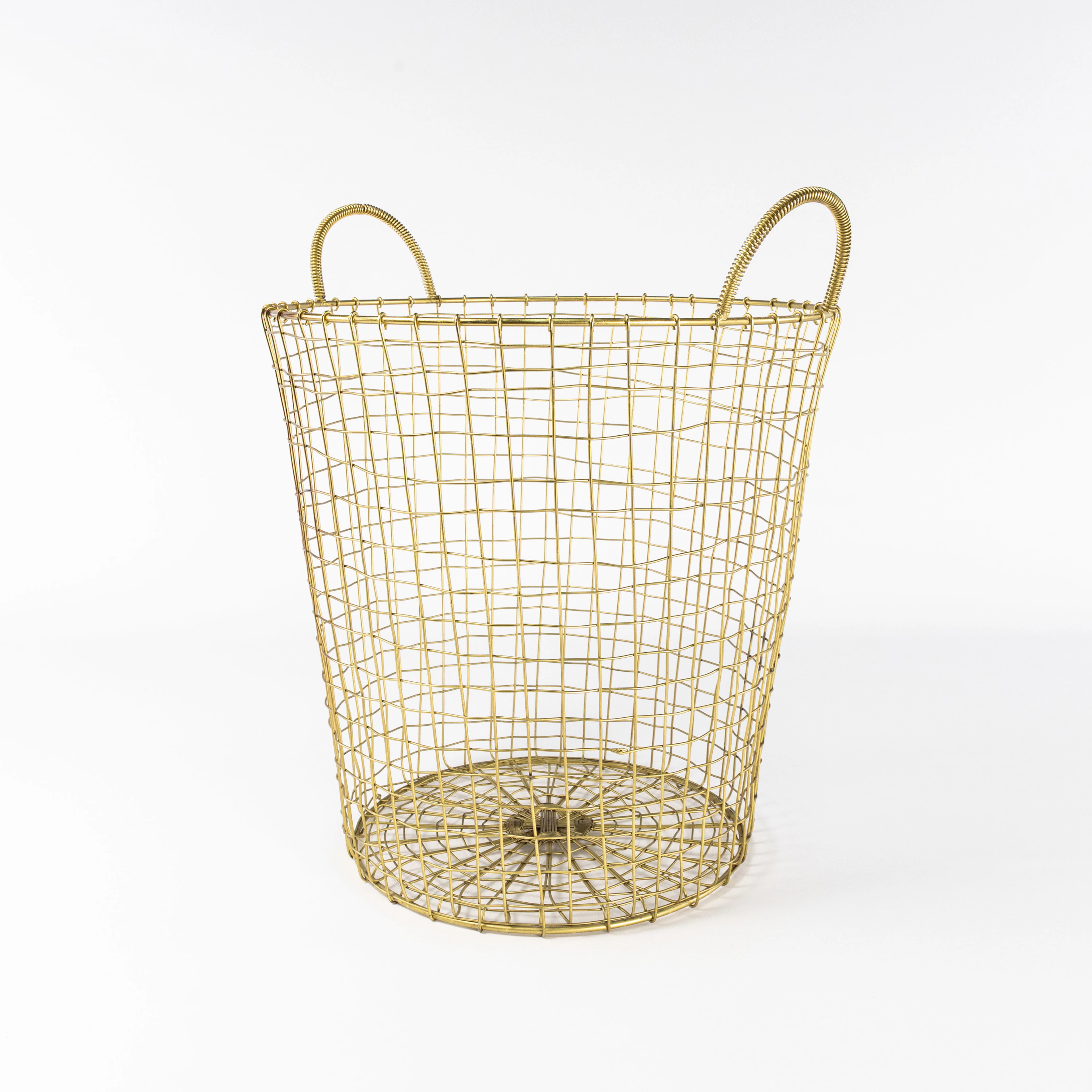 Papperskorg, metall, höjd 49 cm