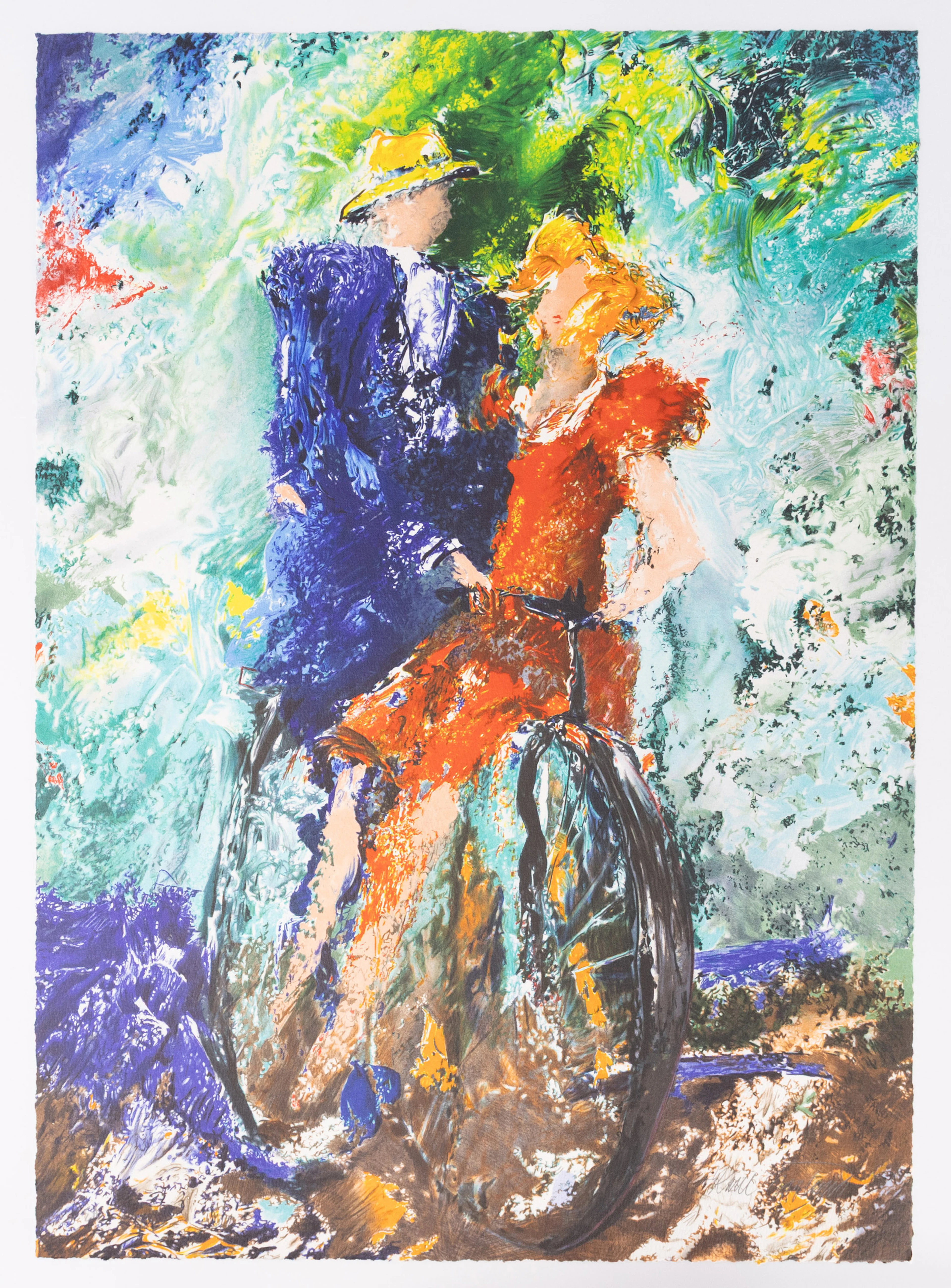 Karl Höglund, litografi, EA, signerad, 60x85 cm