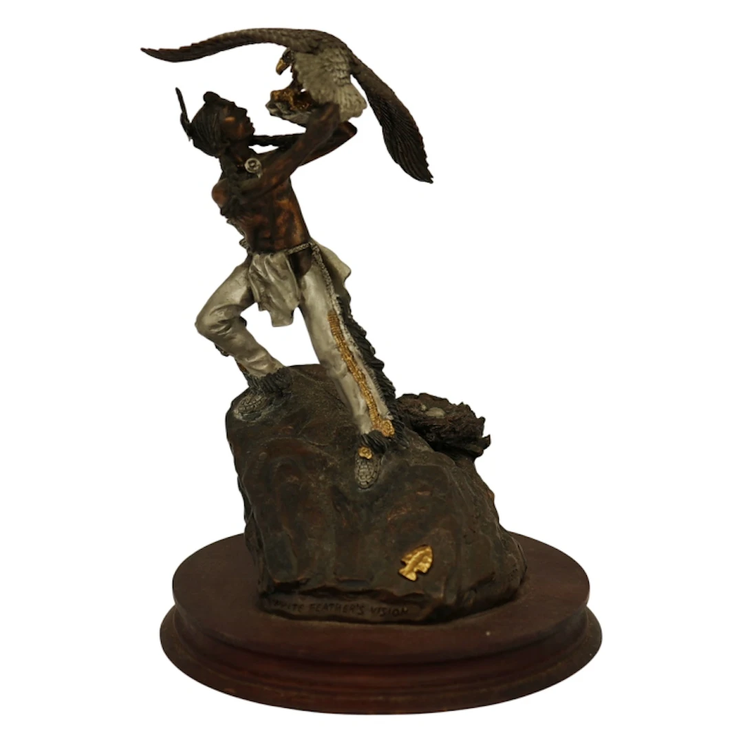 C.A. Pardell White Feather's Vision Sculpture