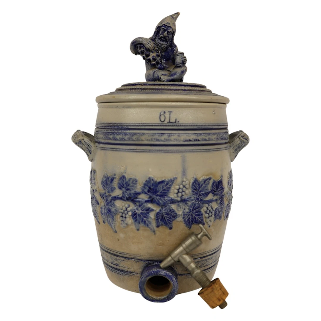 German Westerwald Salt-Glazed Stoneware Dispenser