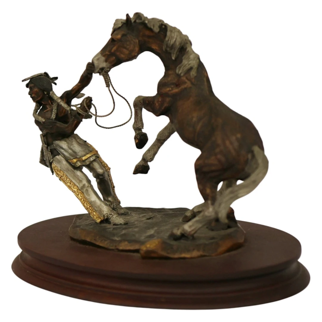 C.A. Pardell Shhh! Native American Figurine